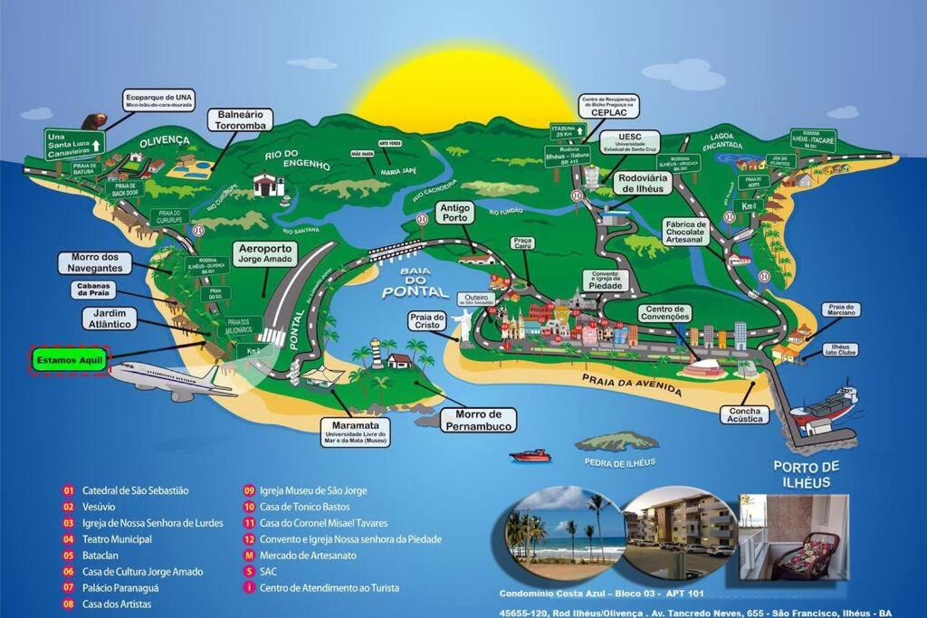 Apartamento vista para o mar Ilhéus