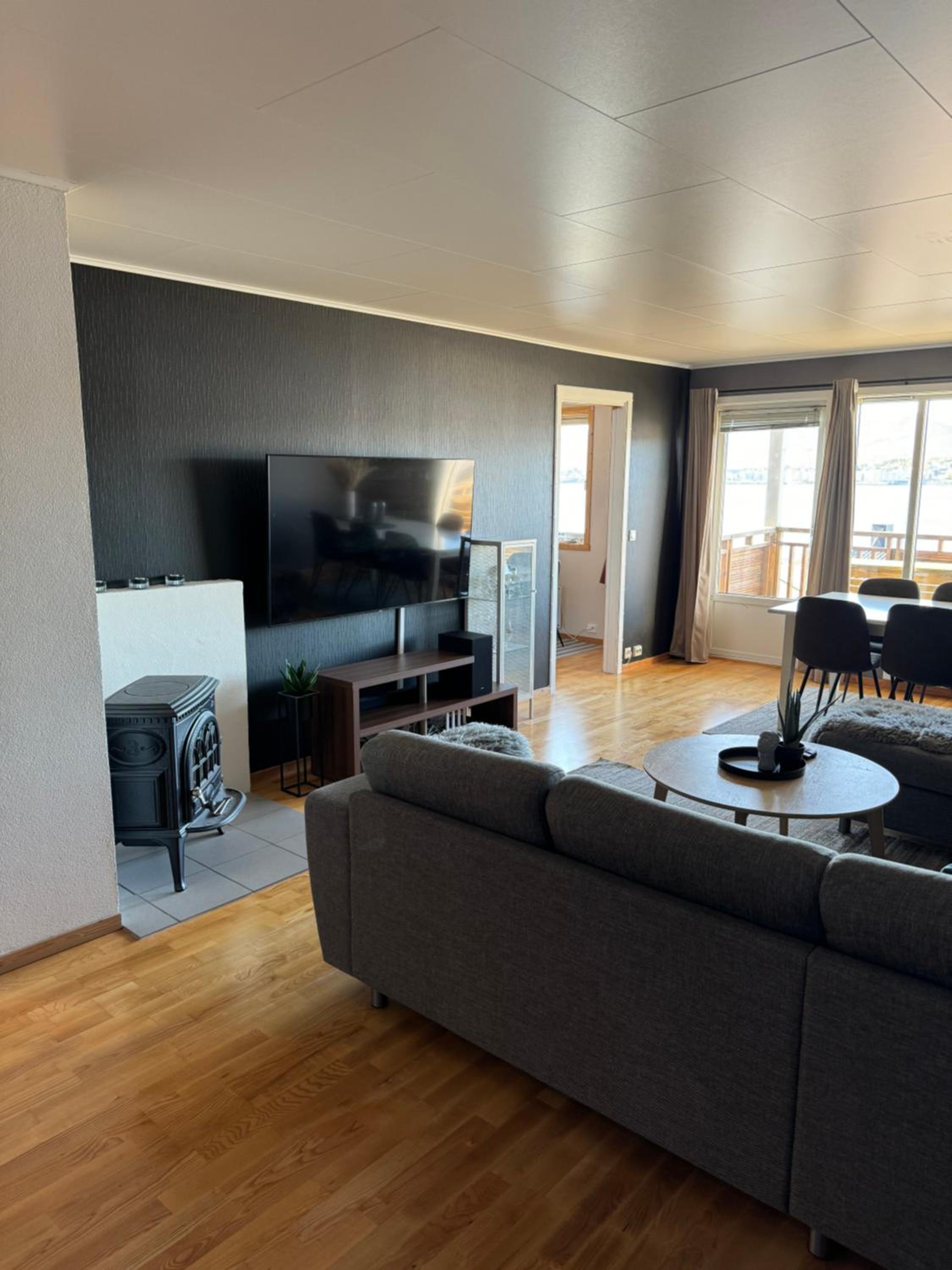Sentral leilighet med parkering