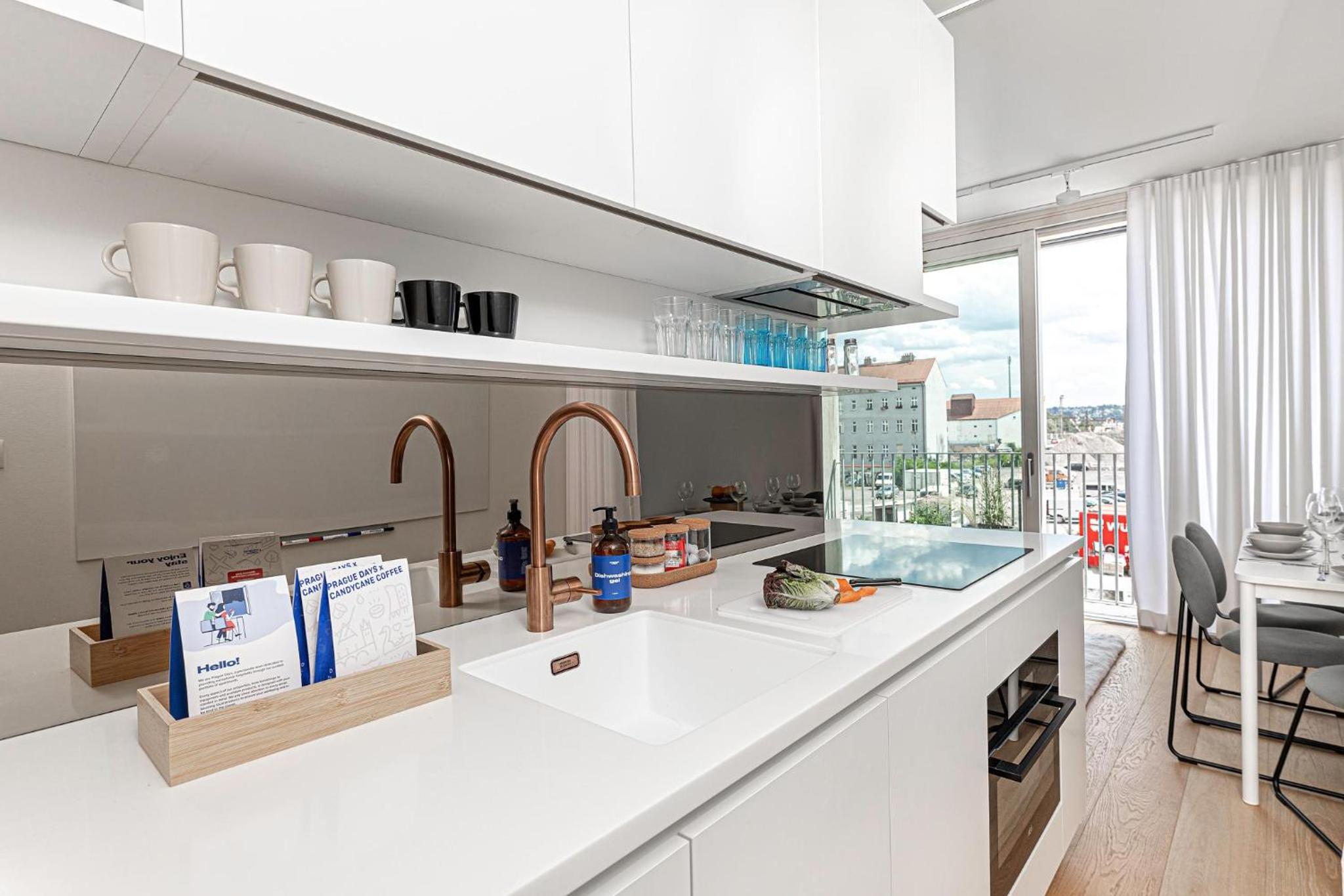 Prague Days - Studio Apartment with Garage Parking and Balcony