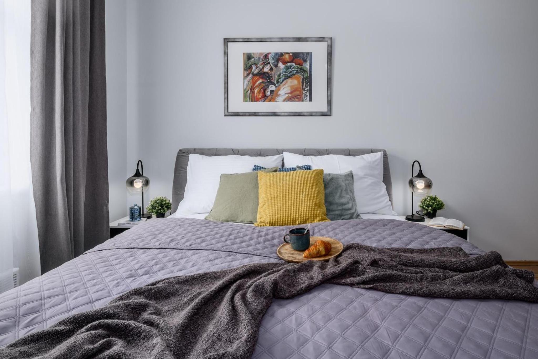 One bedroom apartment with fireplace & AC by Prague Days
