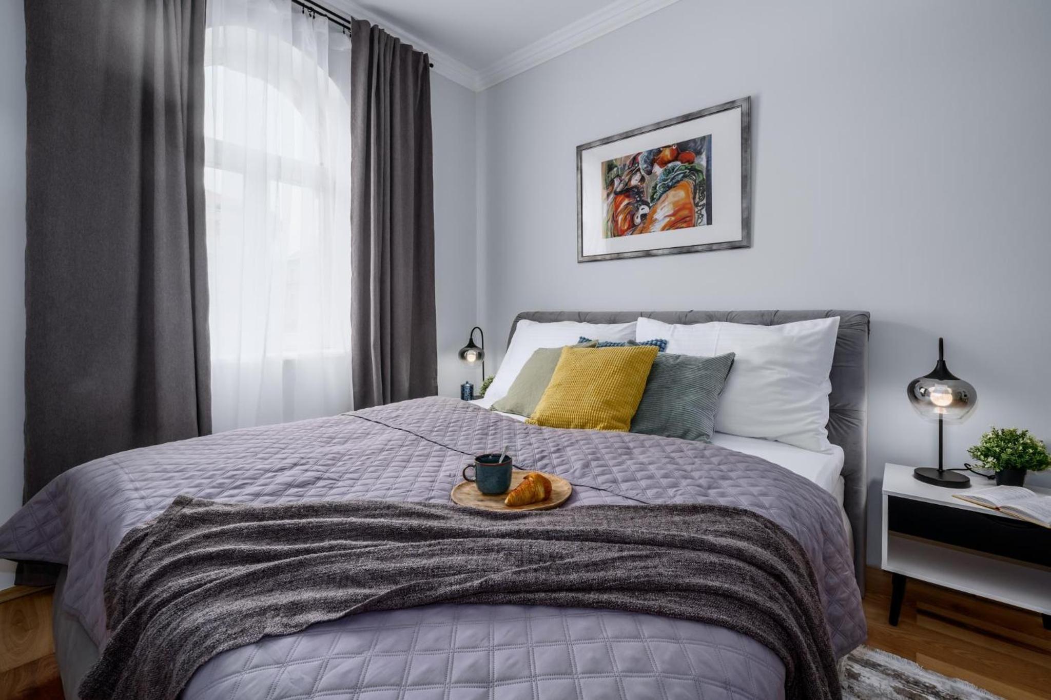 One bedroom apartment with fireplace & AC by Prague Days