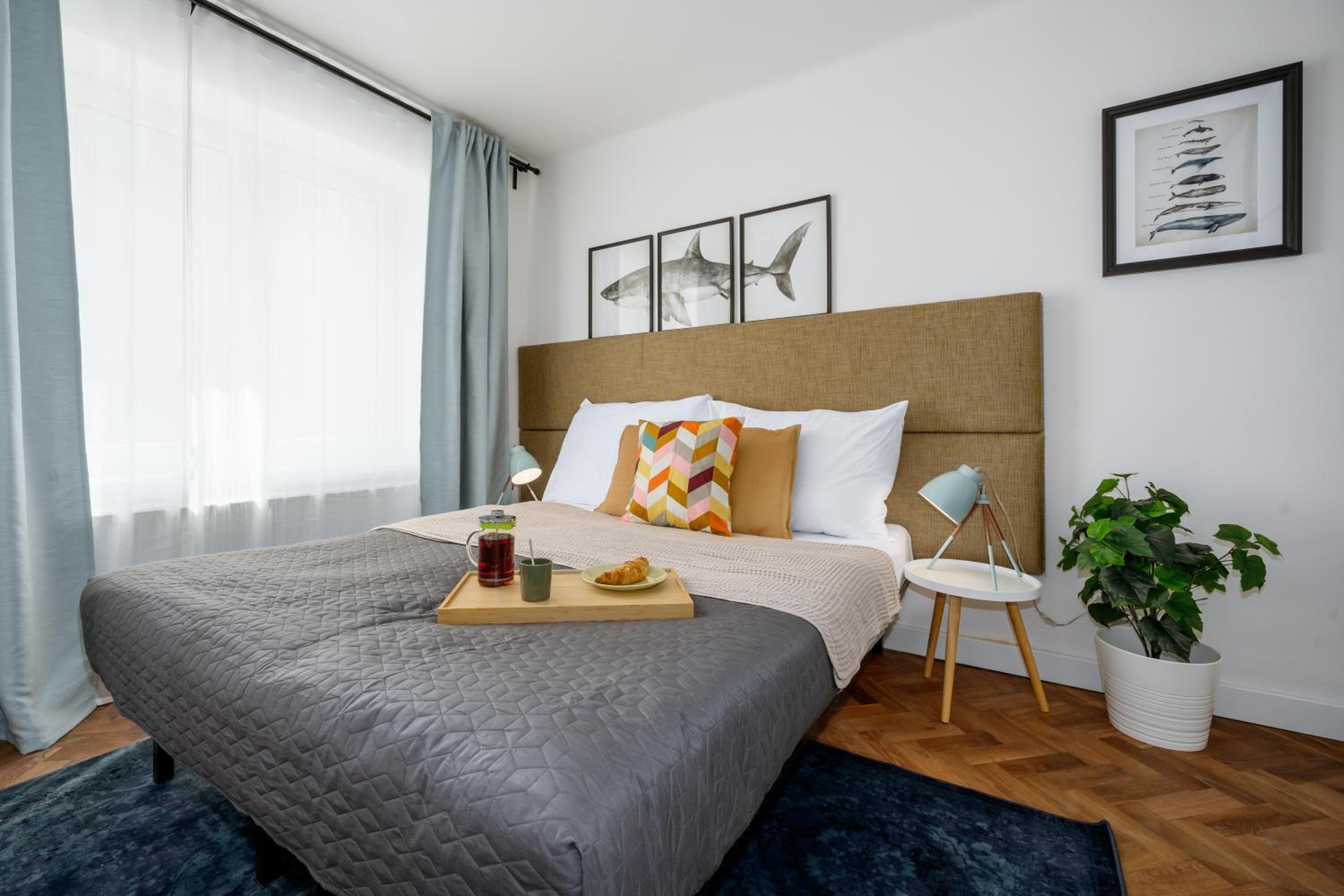 Two bedroom apartment in quiet area with workspace by Prague Days