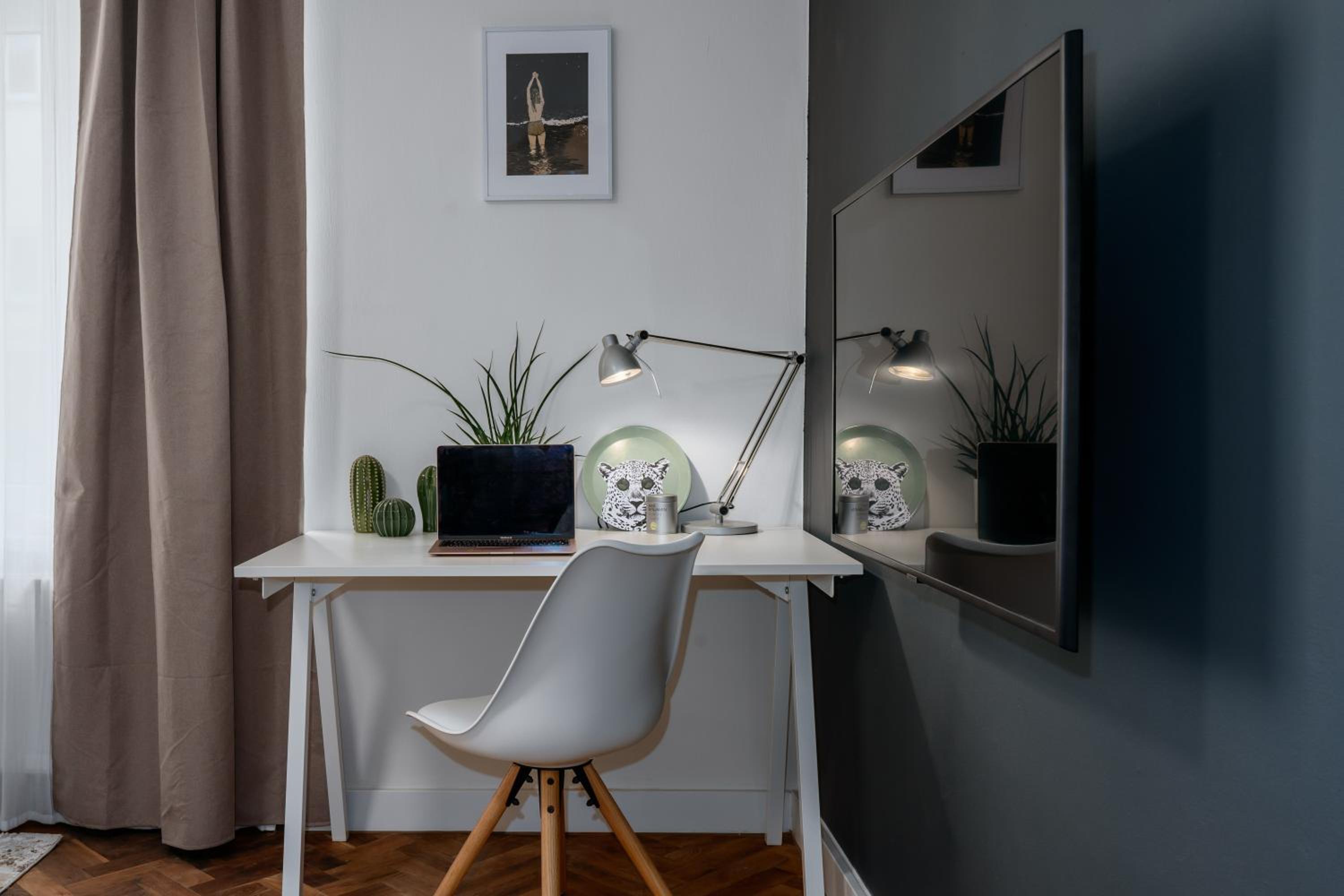 Two bedroom apartment in quiet area with workspace by Prague Days