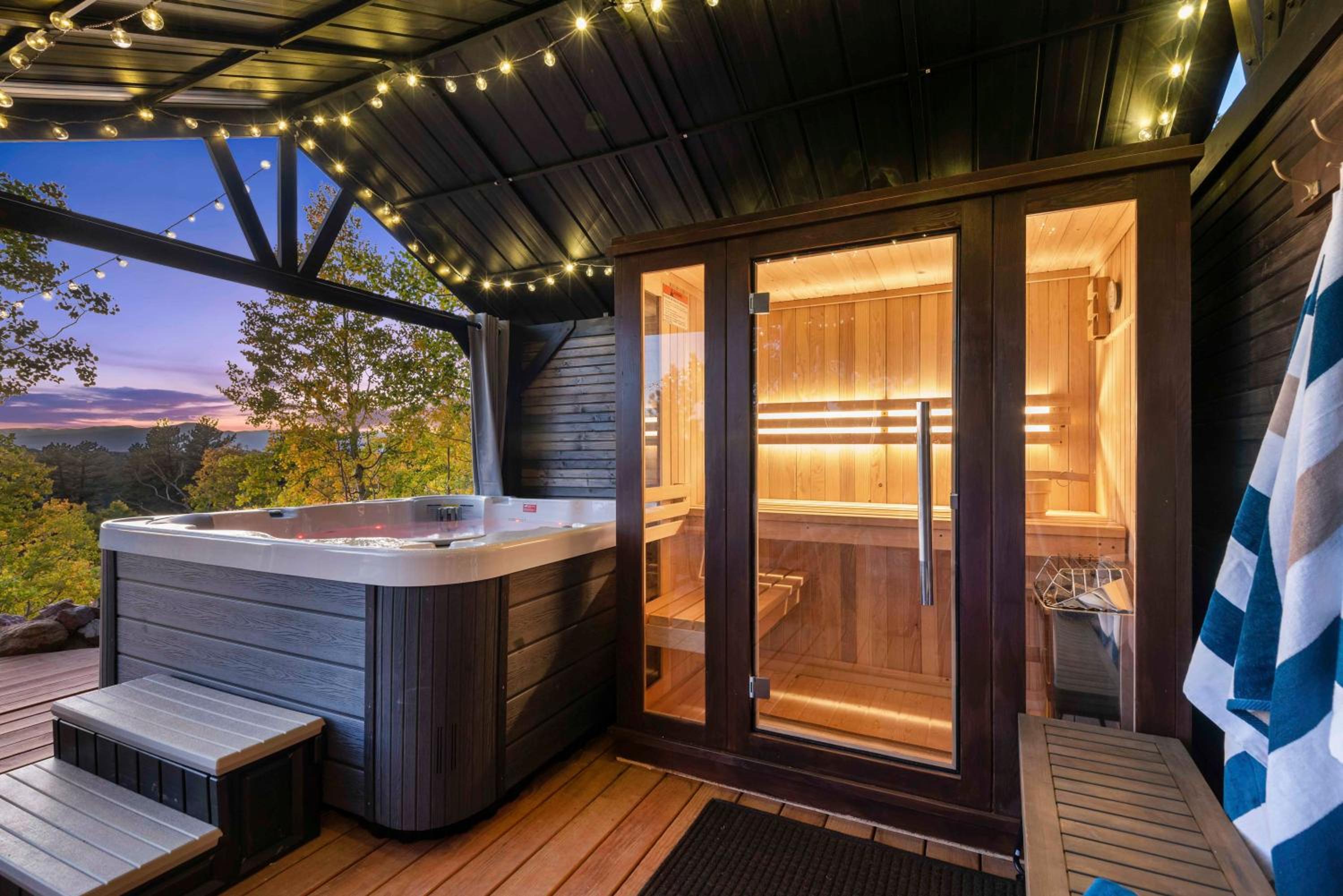 Wow Views! Hot Tub, Sauna, 85 inch TV, Pool Table view 2