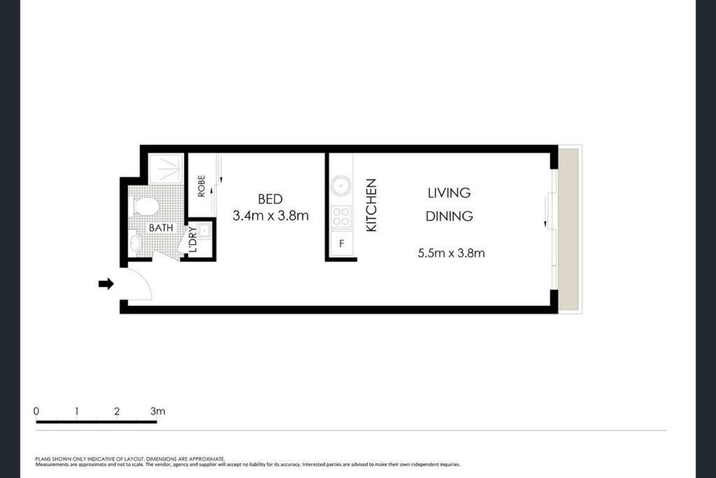 LN405 St Leonards Sophistication Spacious Studio