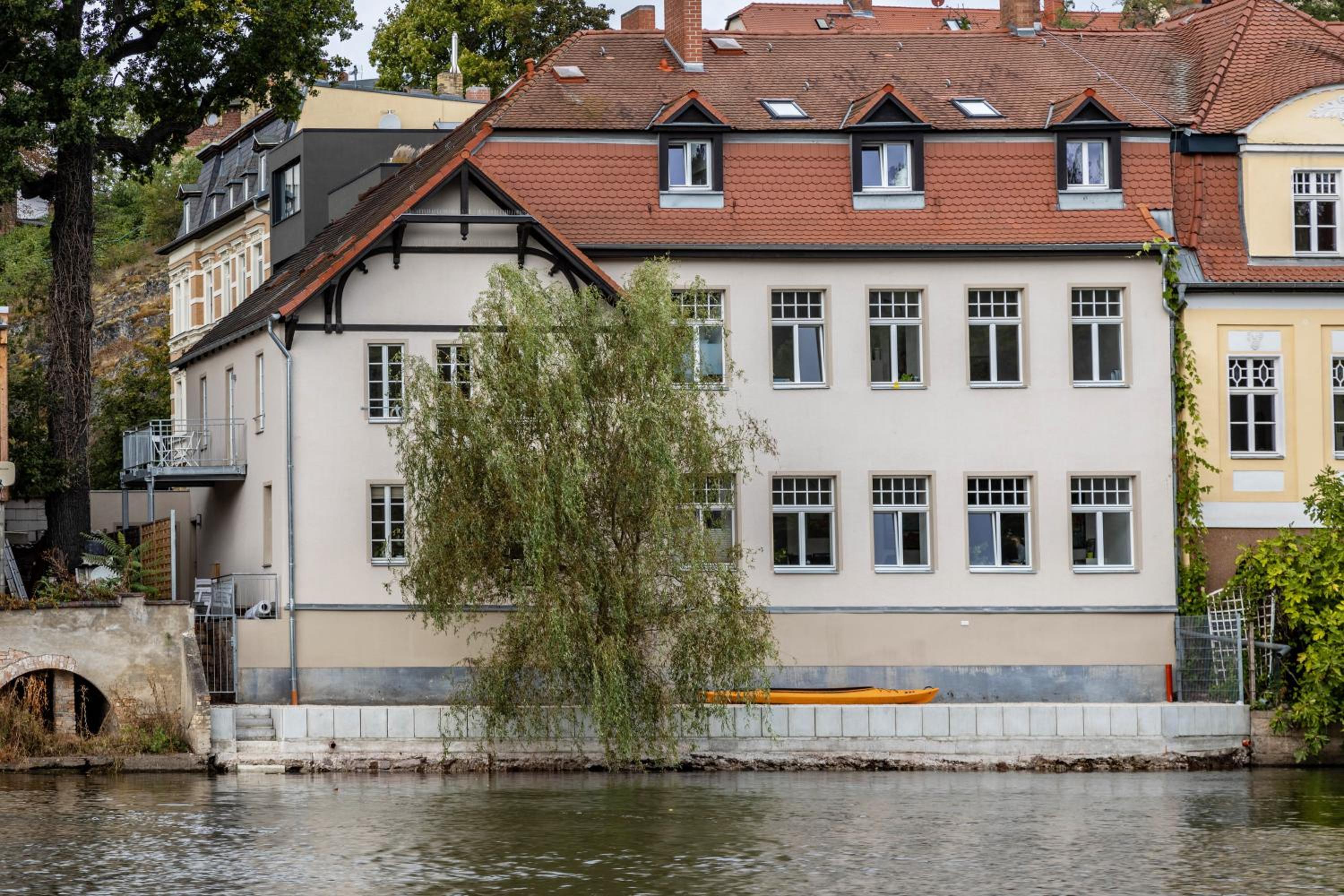 Saale Fewo mit Burgblick