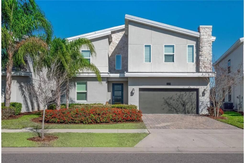 Lakefront 9BR Resort Pool Home Near Disney World