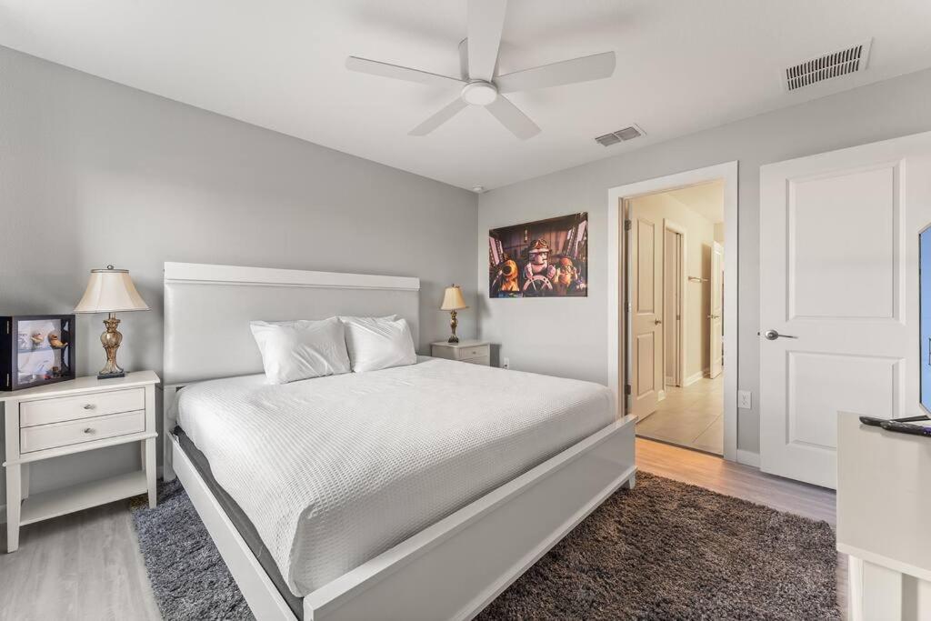Lakefront 9BR Resort Pool Home Near Disney World