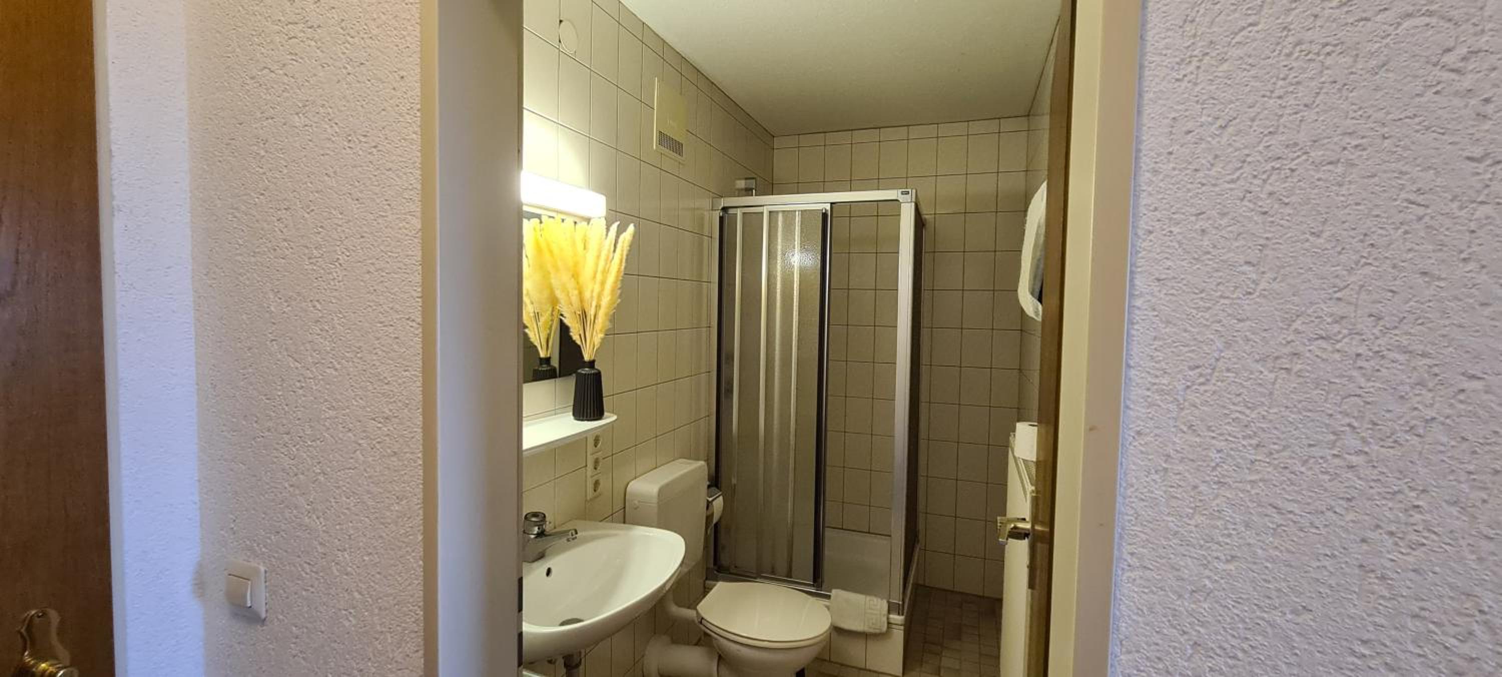 Doppelzimmer Bergblick mit 2 Einzelbetten - Pension Hauber