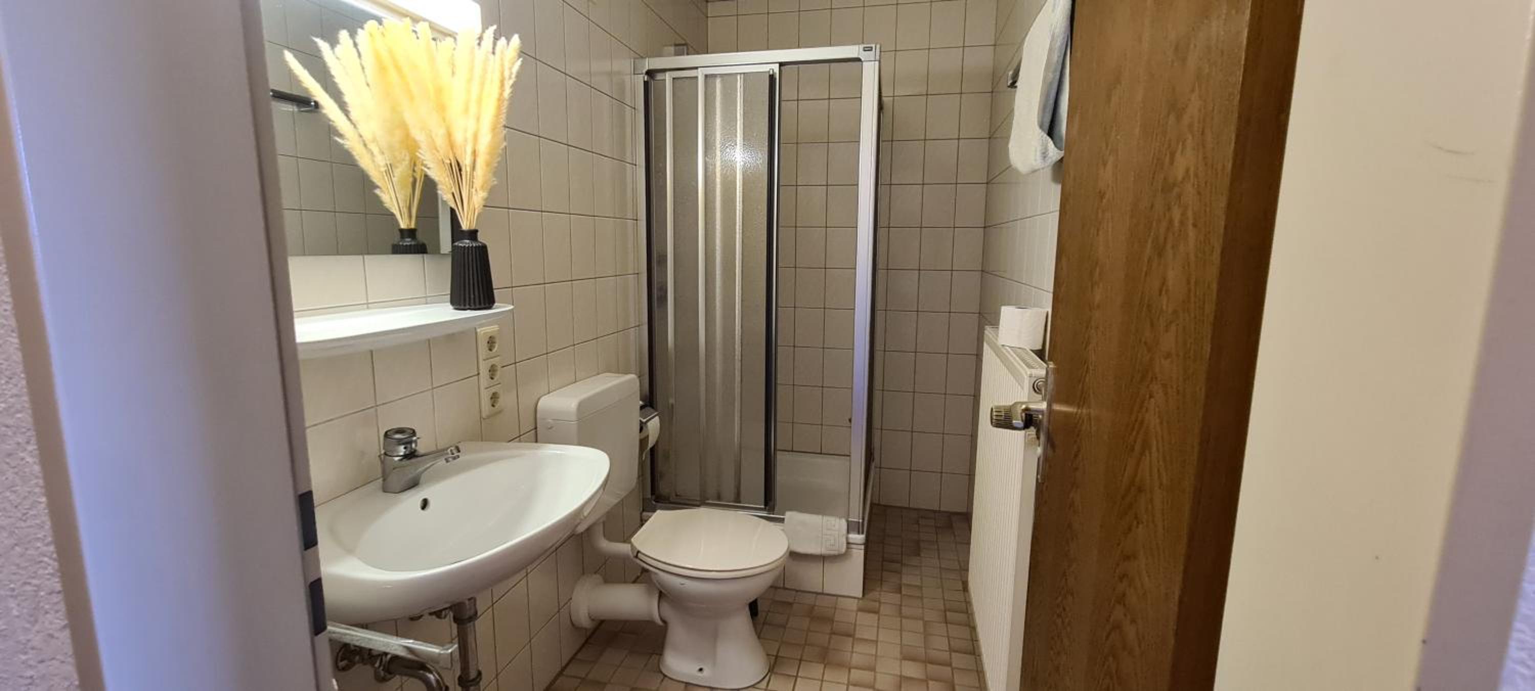 Doppelzimmer Bergblick mit 2 Einzelbetten - Pension Hauber