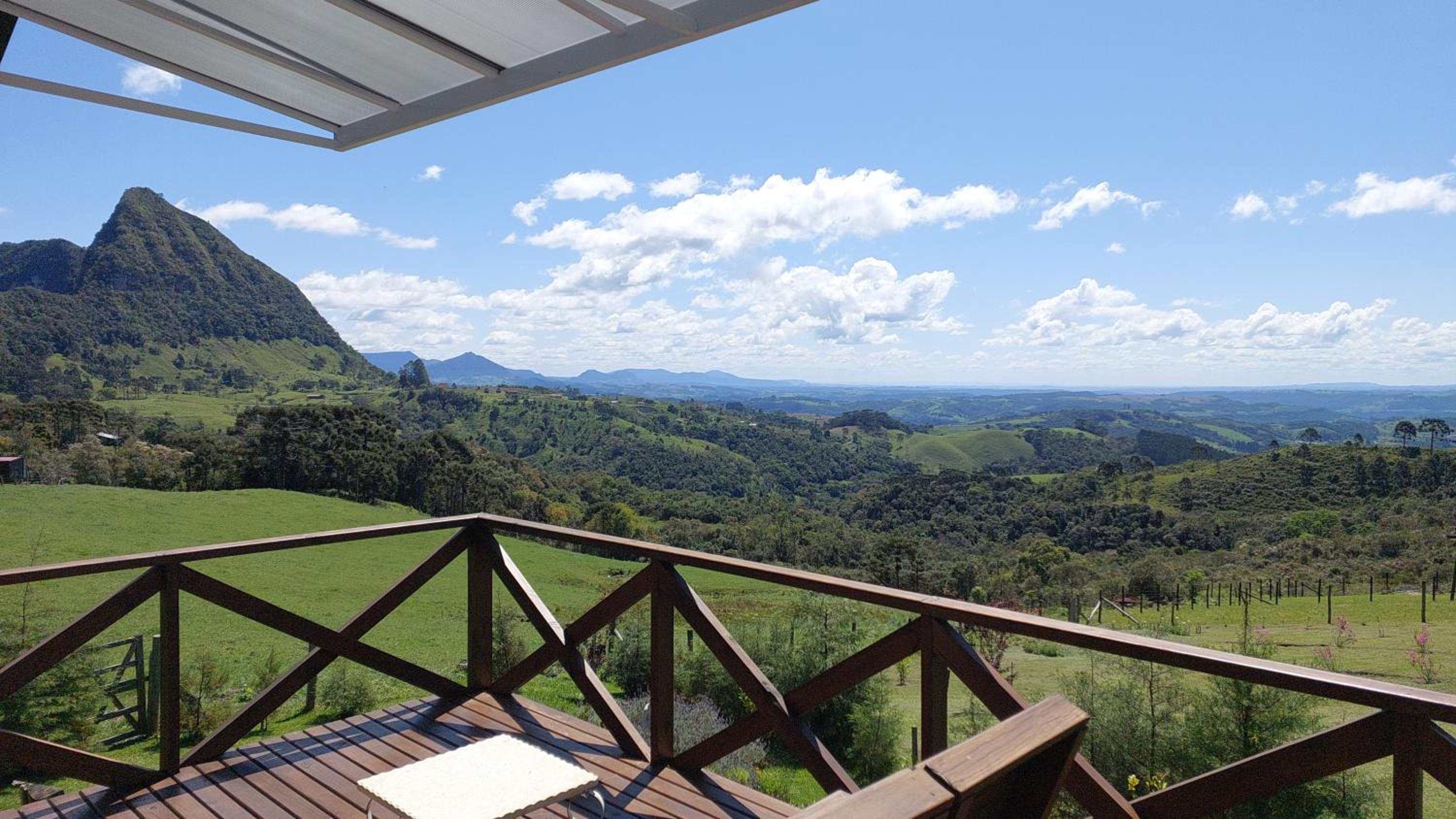 Vista da montanha. Casa inteira 6 pessoas.