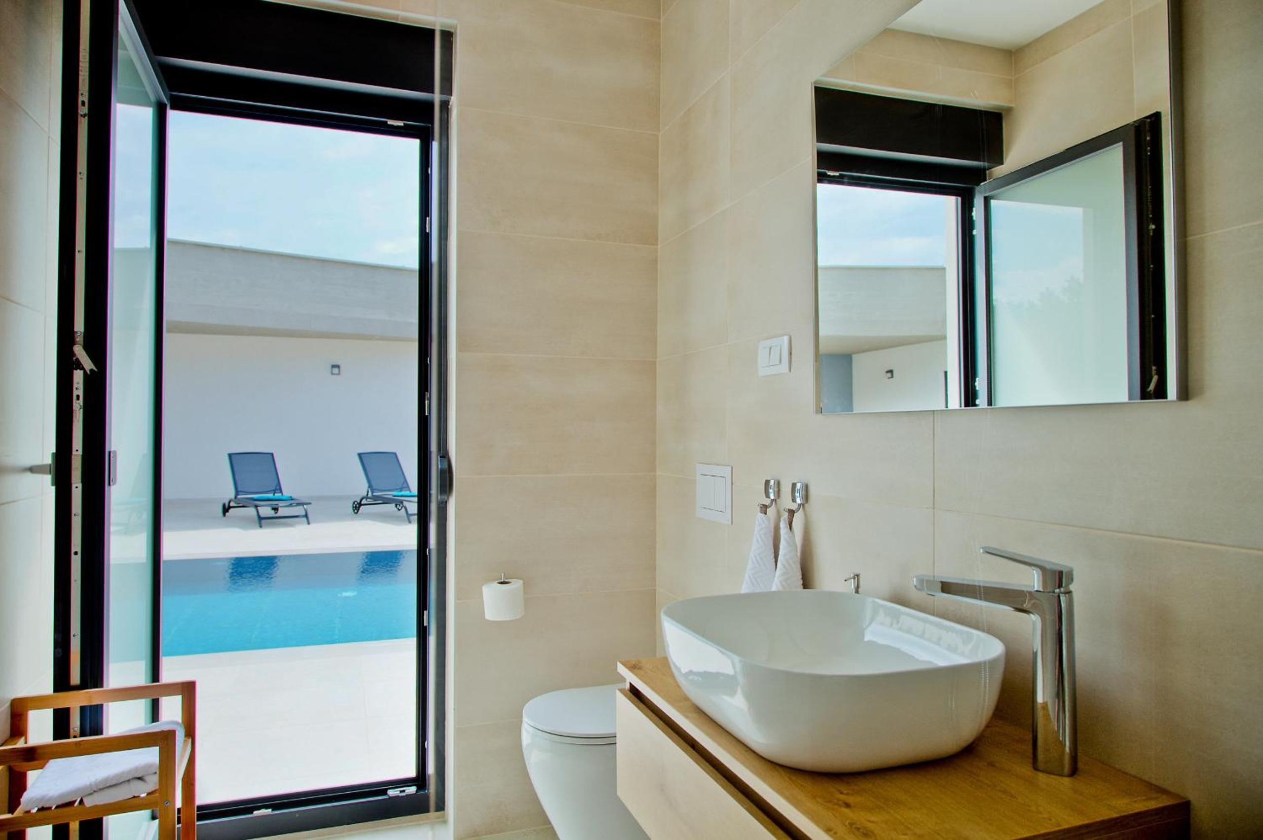 Villa Bateli for 8 people in Central Istria with children playground and salt-water private pool view 4