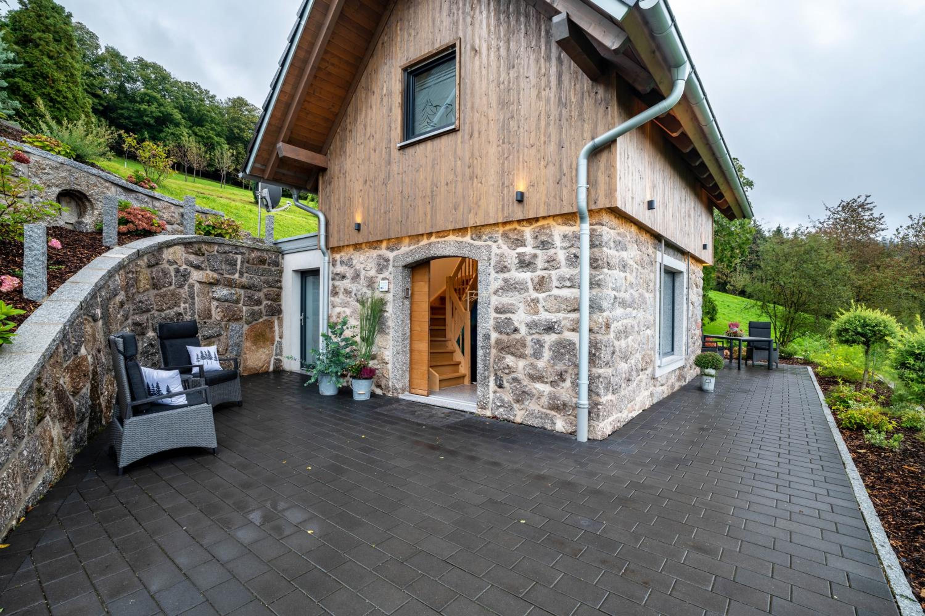 Waldlux Luxus-Chalet Brennhus