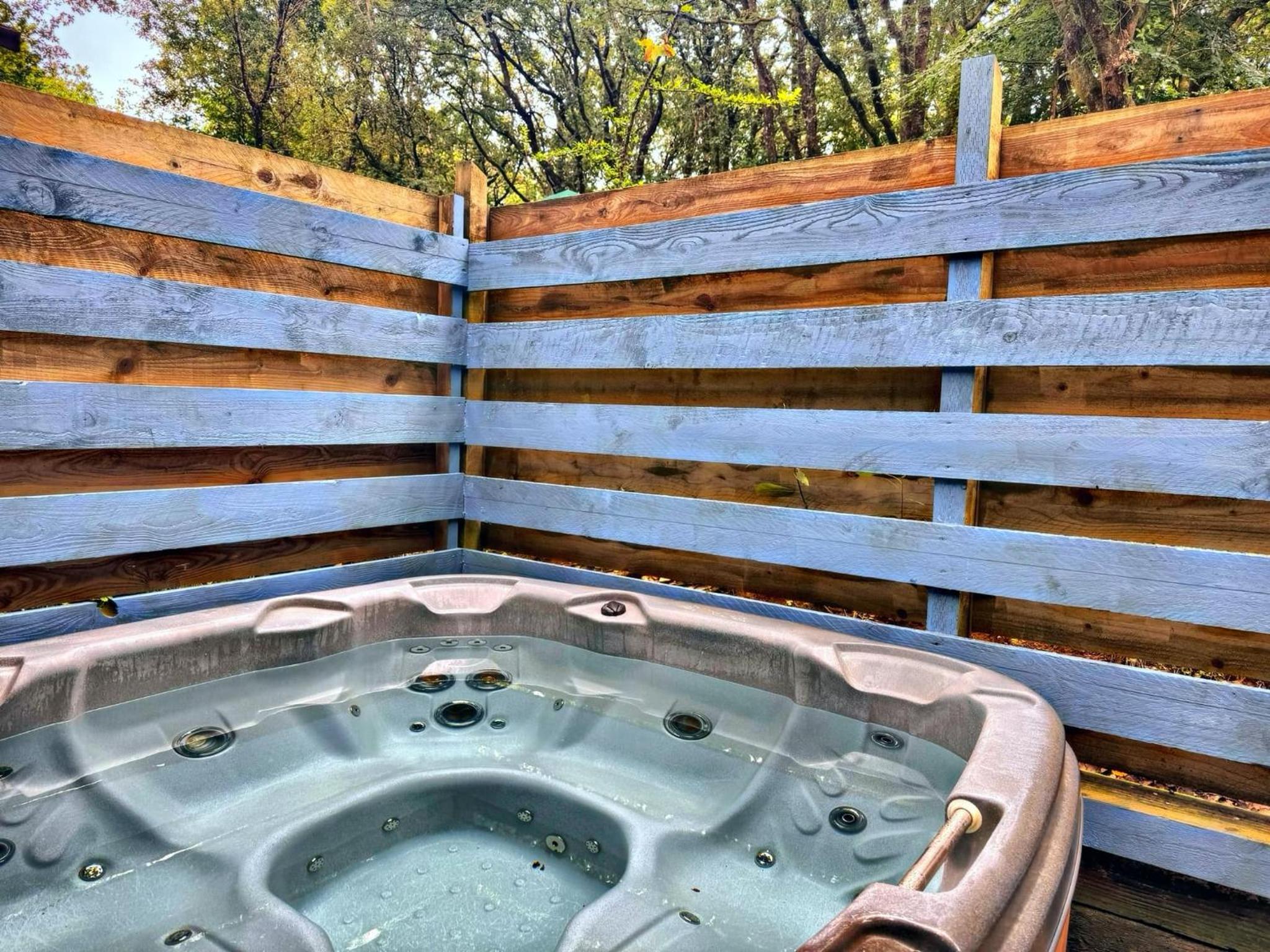 Hotel Wren 21-Hot Tub-Woodland Lodges-Tenby-Camarthenshire - Image 1