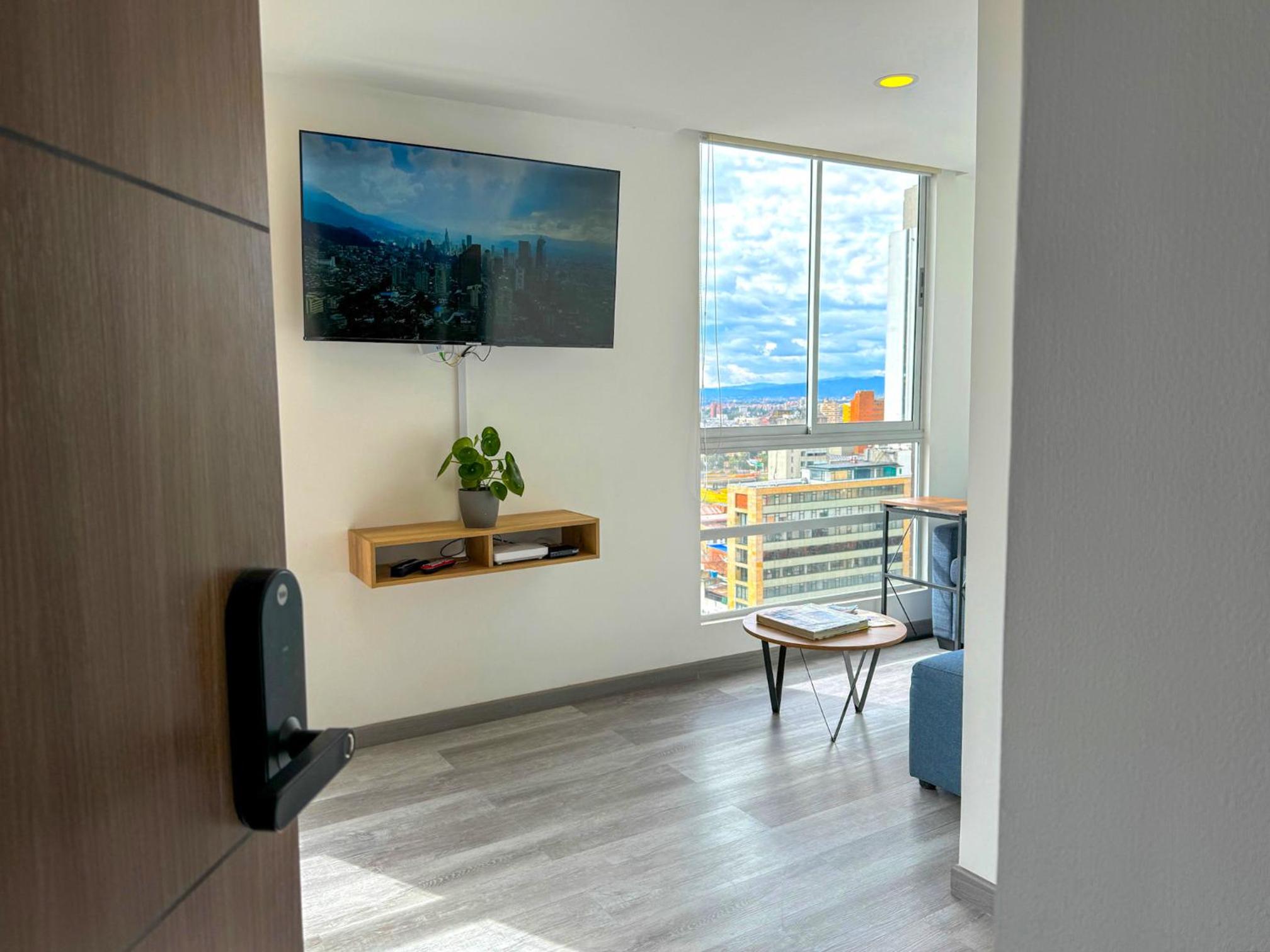 ApartaSuite con la mejor vista en Centro Internacional Bogotá