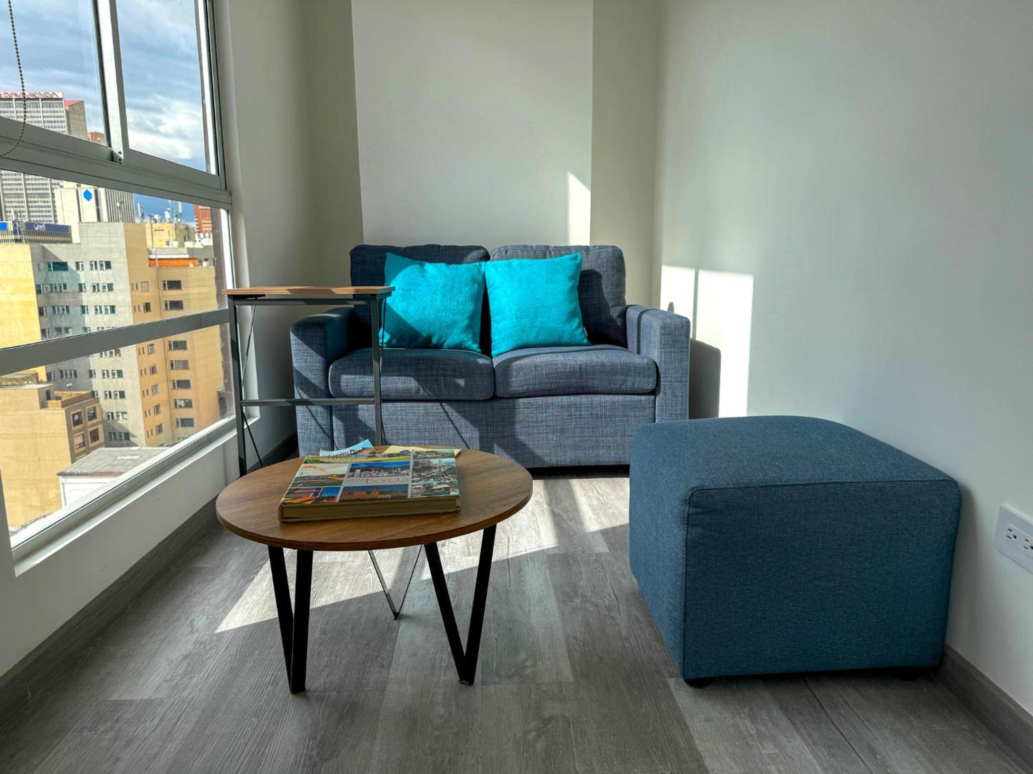 ApartaSuite con la mejor vista en Centro Internacional Bogotá
