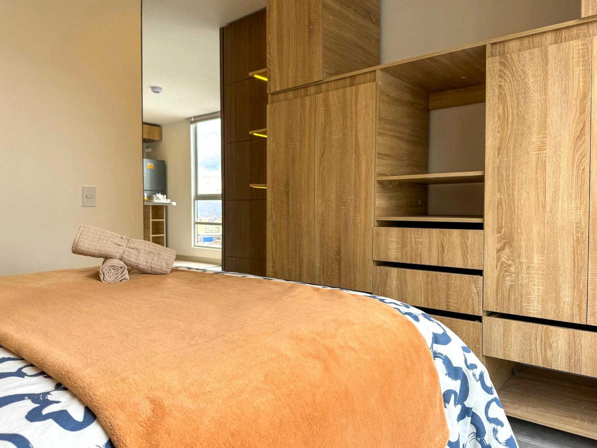 ApartaSuite con la mejor vista en Centro Internacional Bogotá