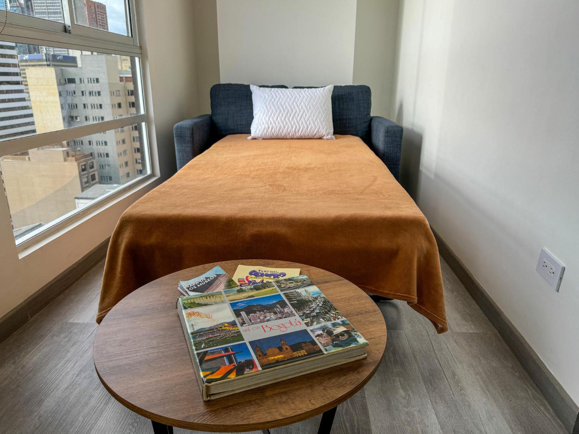 ApartaSuite con la mejor vista en Centro Internacional Bogotá