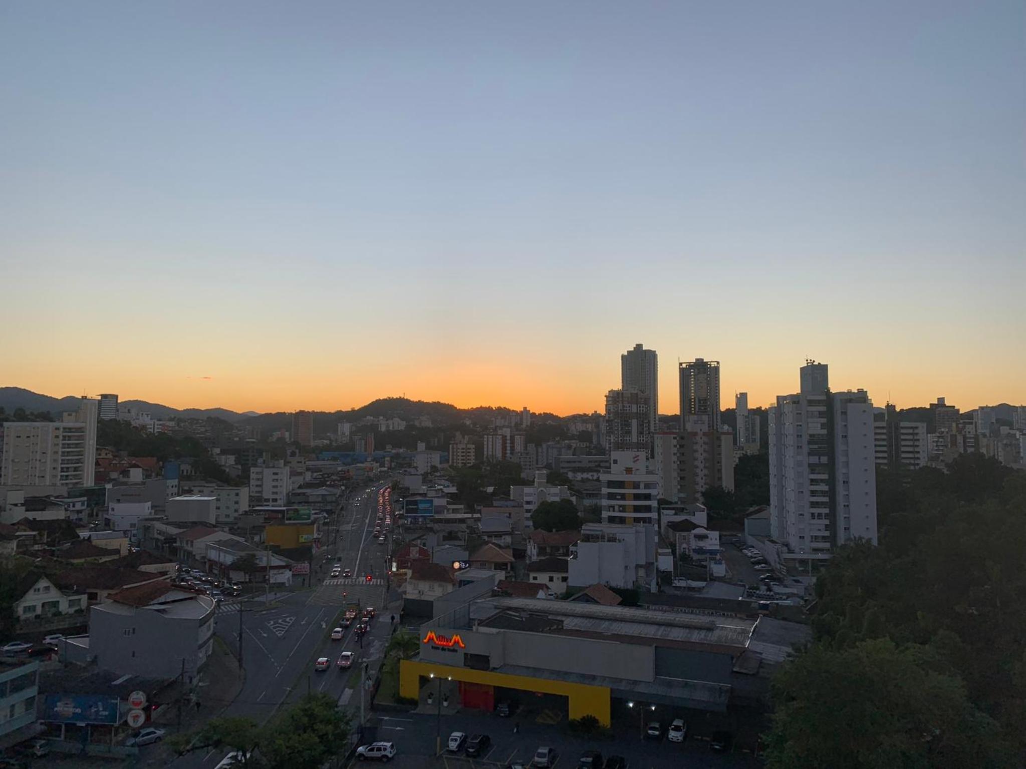 Linda vista e no centro da cidade