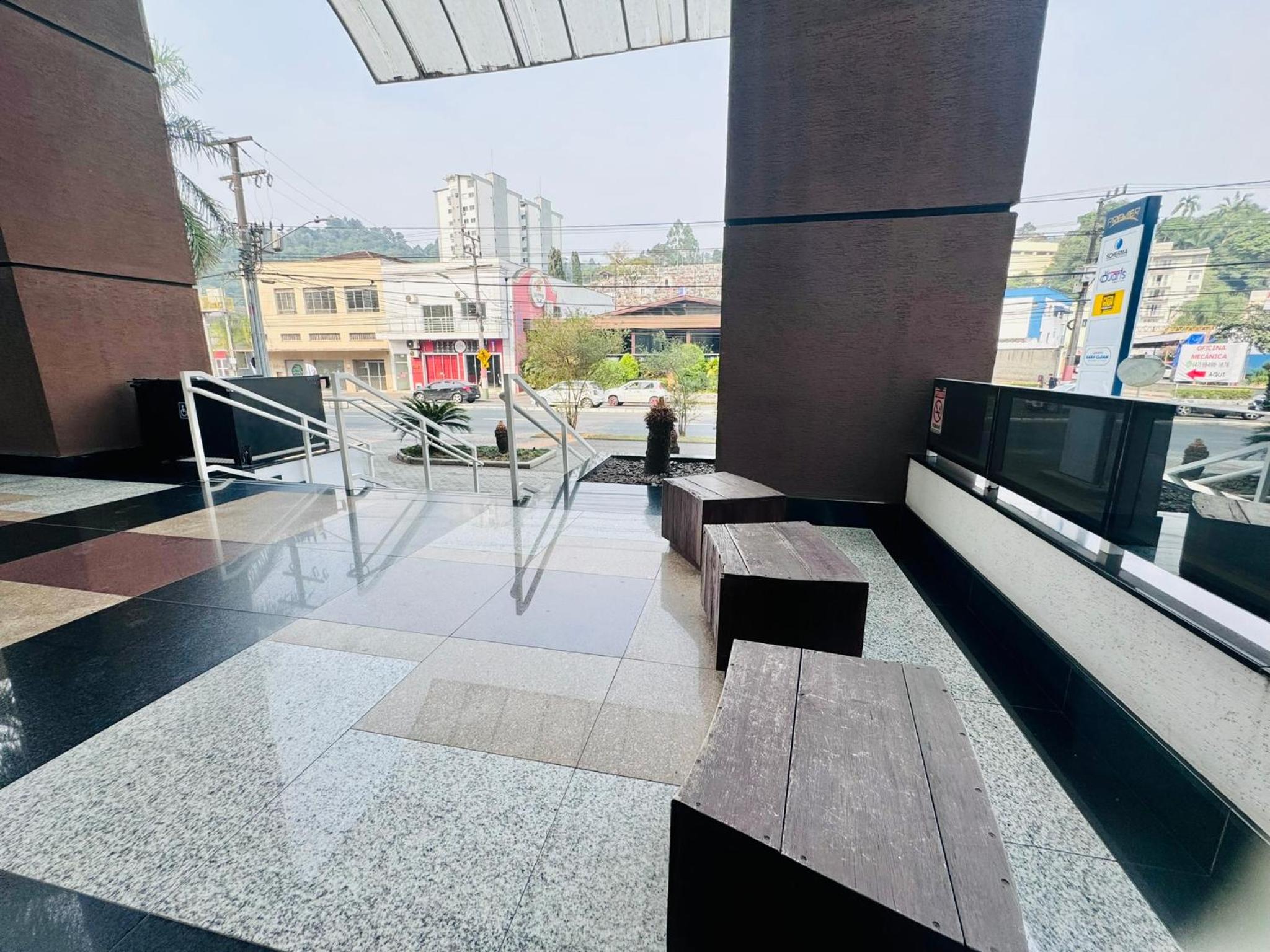 Linda vista e no centro da cidade