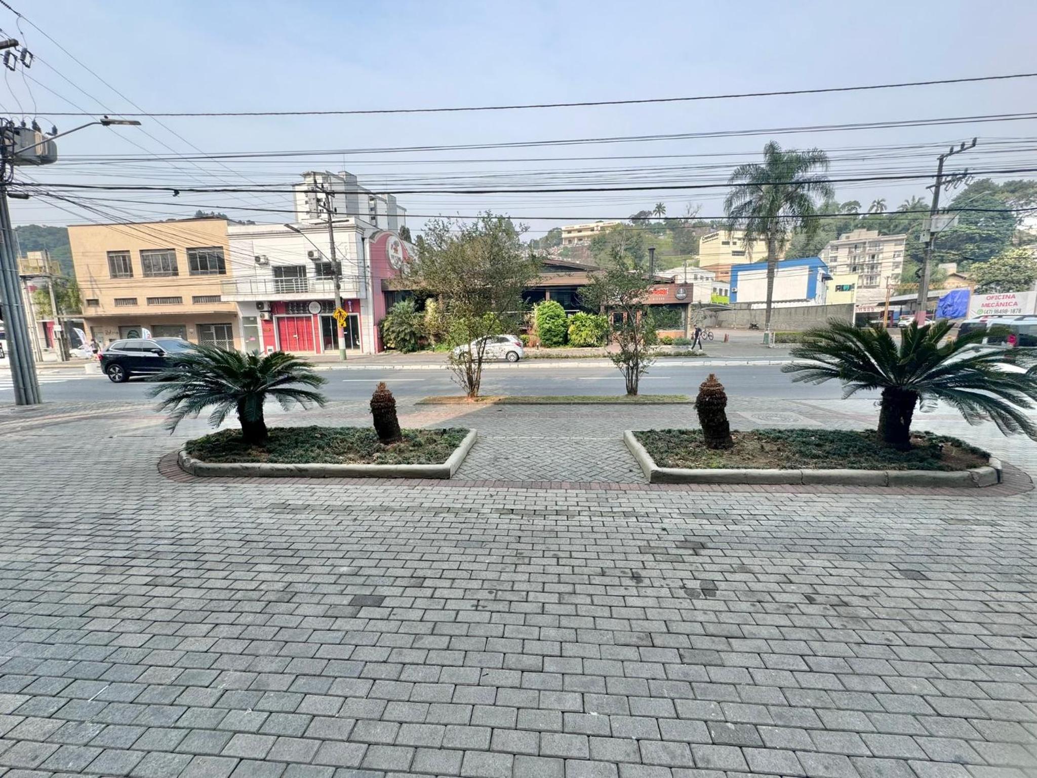 Linda vista e no centro da cidade