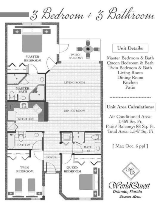 Luxurious & Epic Condo in heart of Orlando