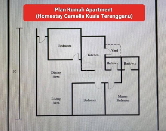 Homestay Budget Kuala Terengganu Tulipsia House