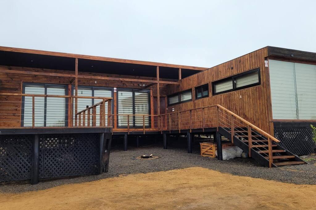 Pichilemu en familia, vista al mar y hot tub