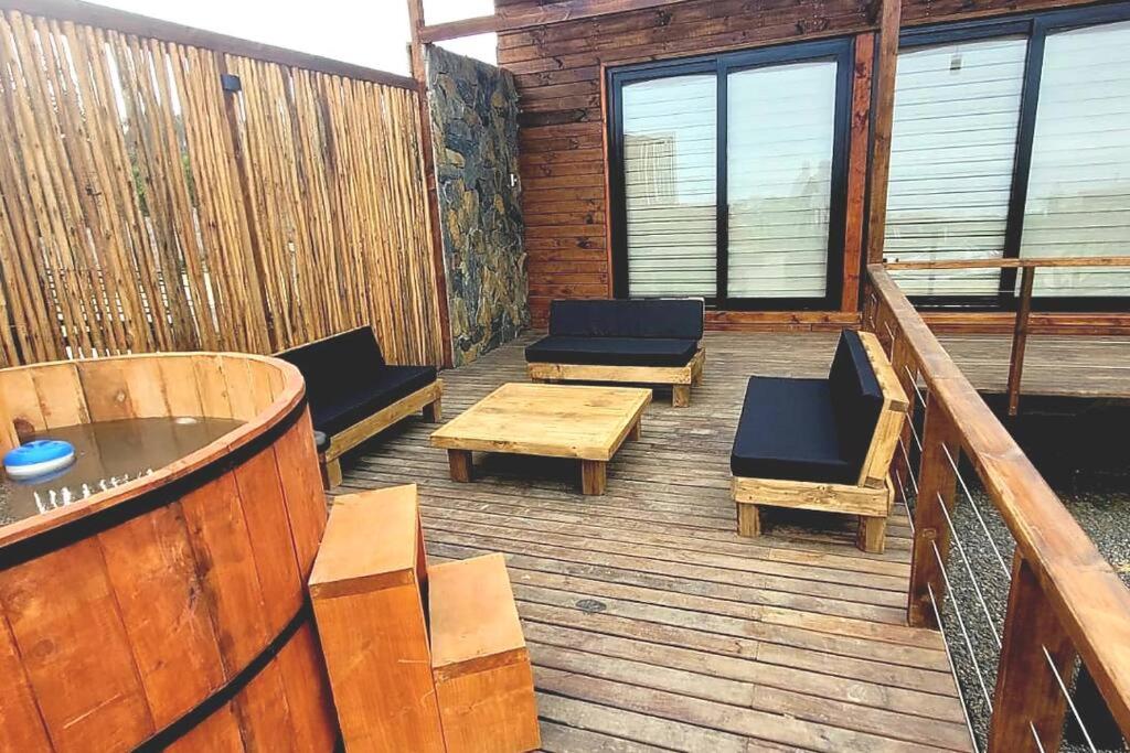 Pichilemu en familia, vista al mar y hot tub