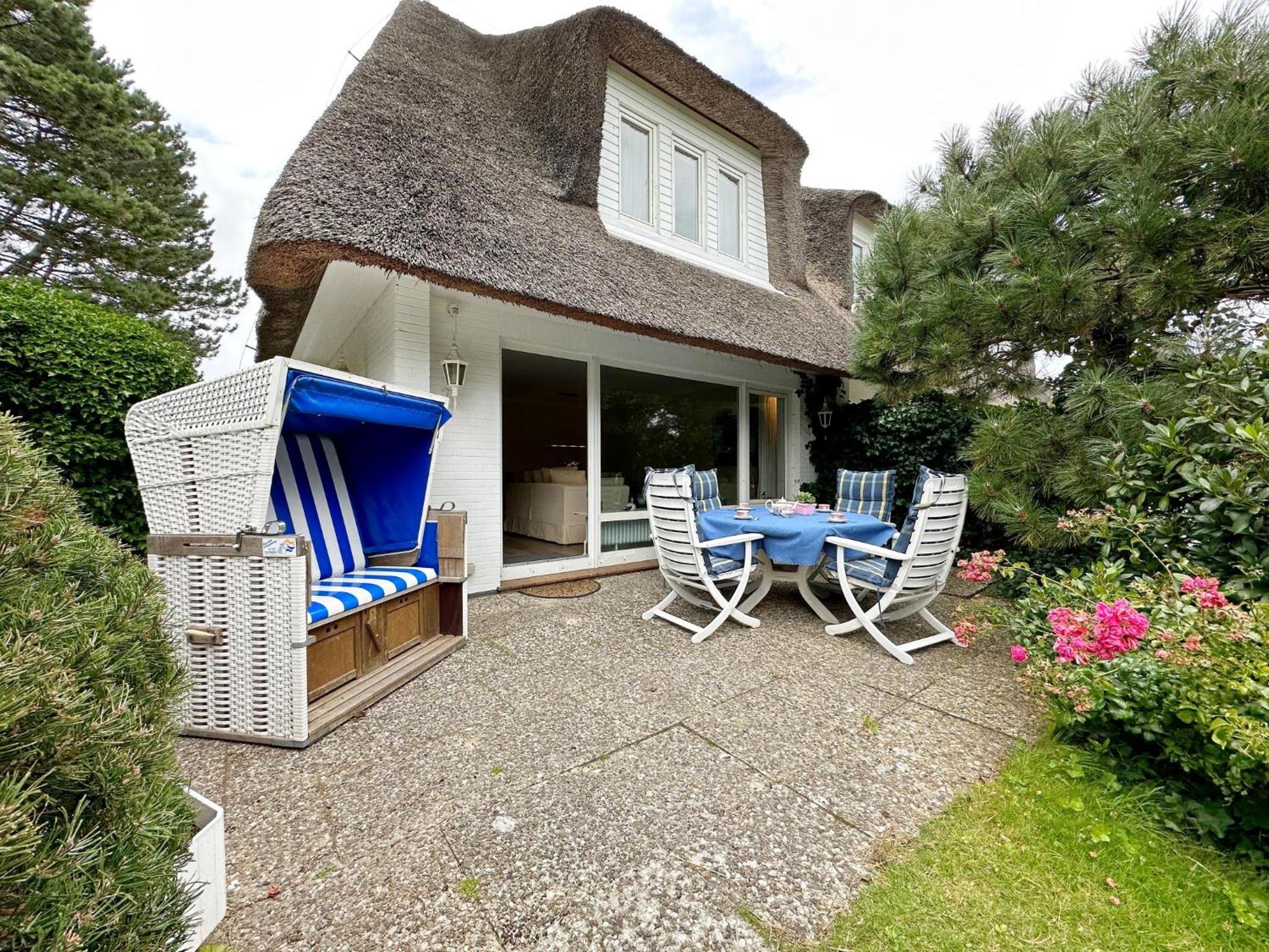 Endreihenhaus in Keitum mit Badewanne und Grossem Garten