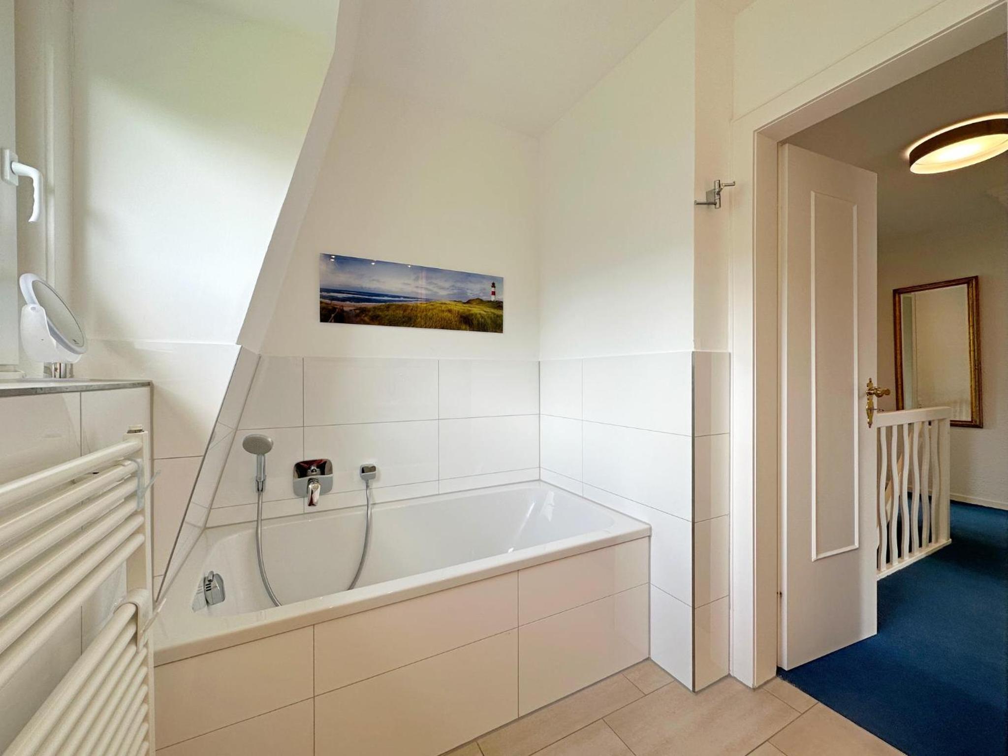 Endreihenhaus in Keitum mit Badewanne und Grossem Garten