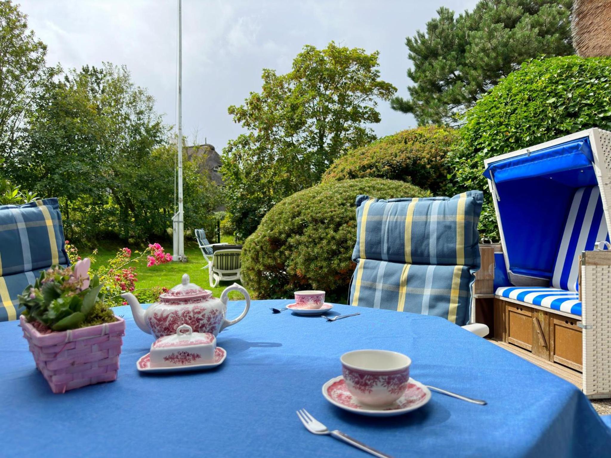 Endreihenhaus in Keitum mit Badewanne und Grossem Garten