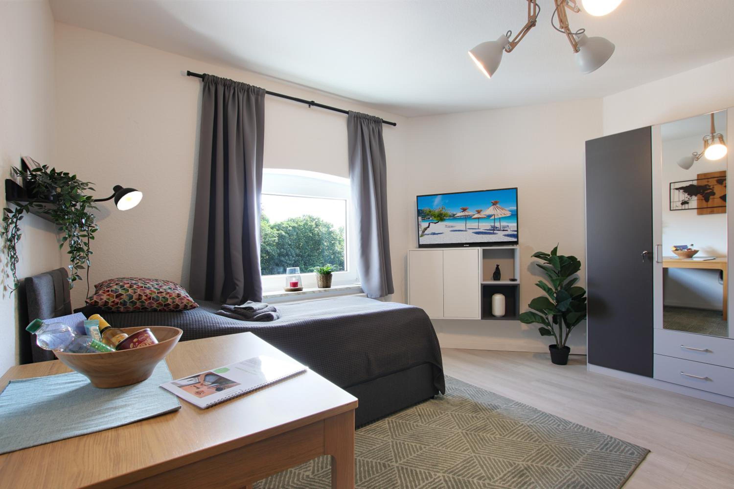 RtR Apartment Herne - Für 1 Person - Voll ausgestattet - Zentrum - Parken - Smart TV - WIFI - Modern
