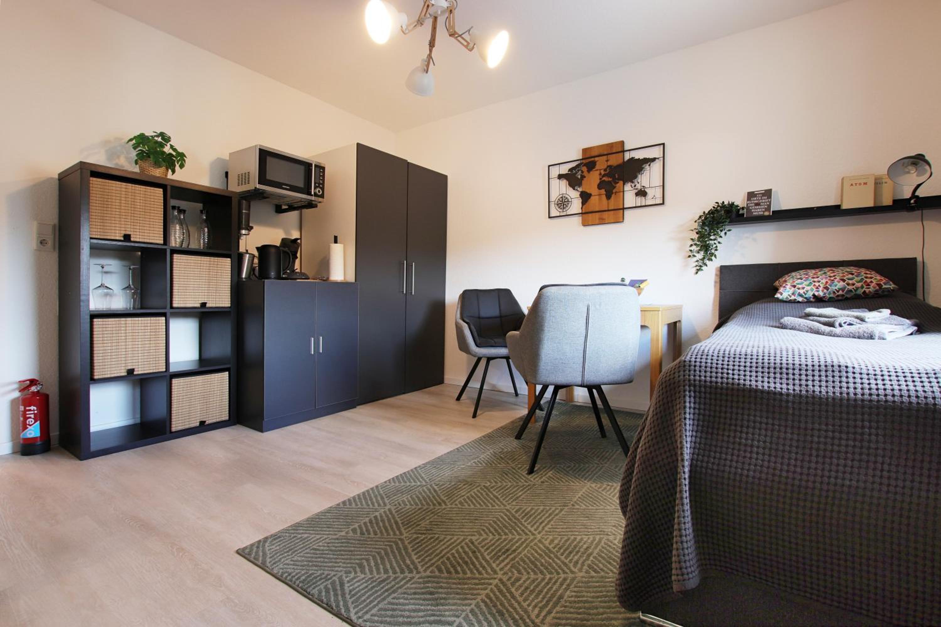 RtR Apartment Herne - Für 1 Person - Voll ausgestattet - Zentrum - Parken - Smart TV - WIFI - Modern
