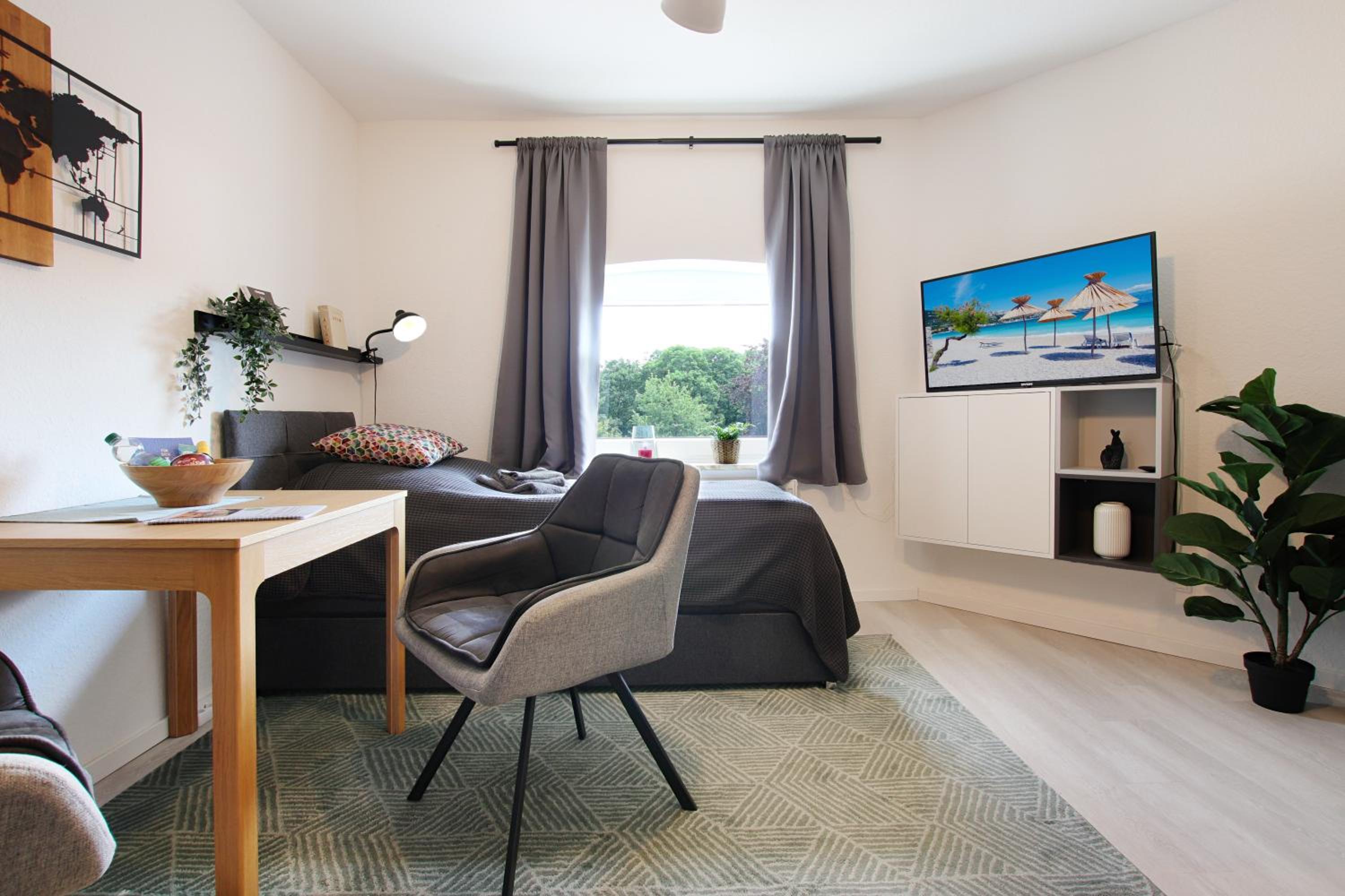 RtR Apartment Herne - Für 1 Person - Voll ausgestattet - Zentrum - Parken - Smart TV - WIFI - Modern