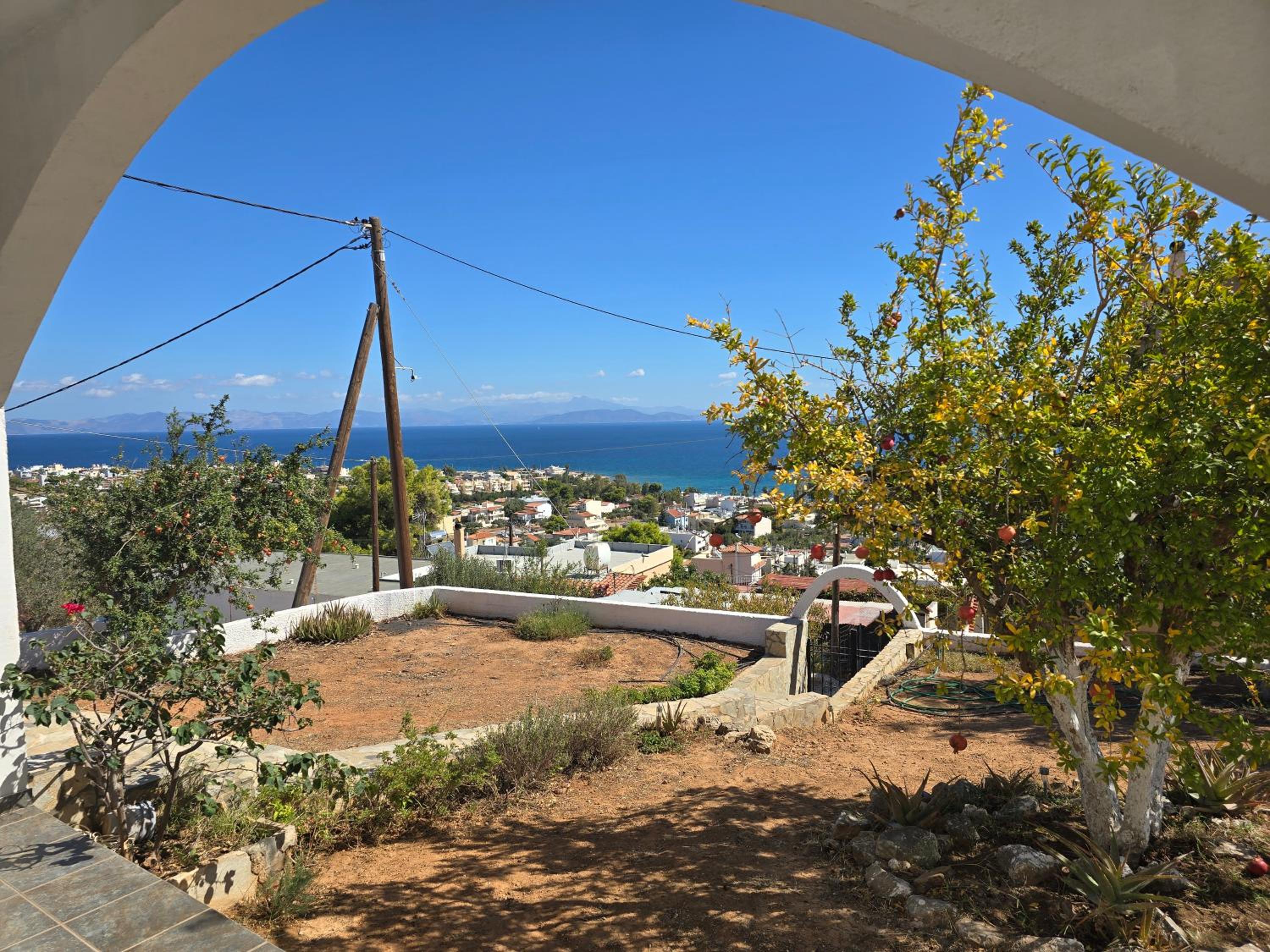 House Anatoli, veranda with view, 11 km to airport, 450 m to beach view 5