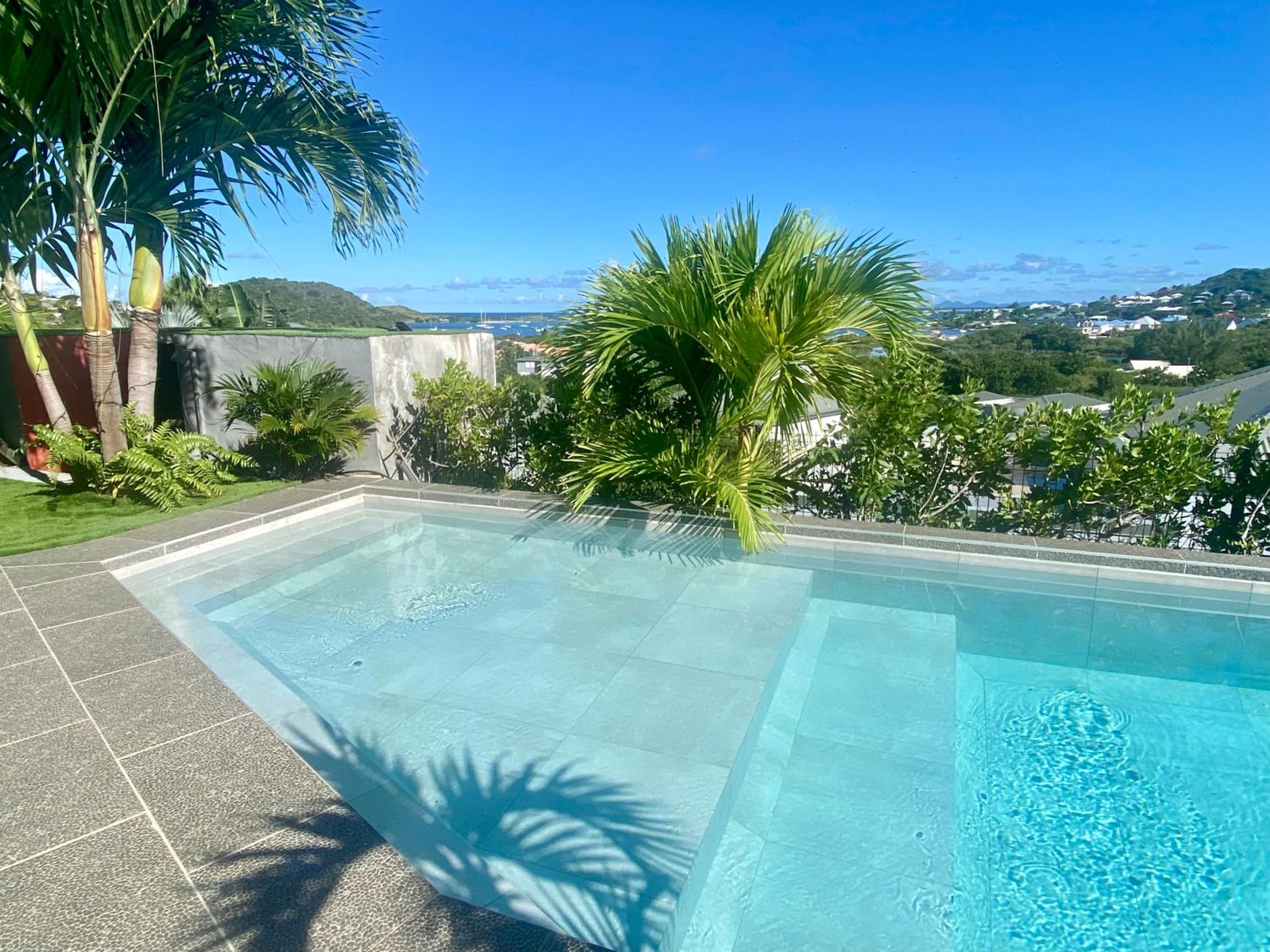 Luxury villa, swimming pool and panoramic sea view view 3