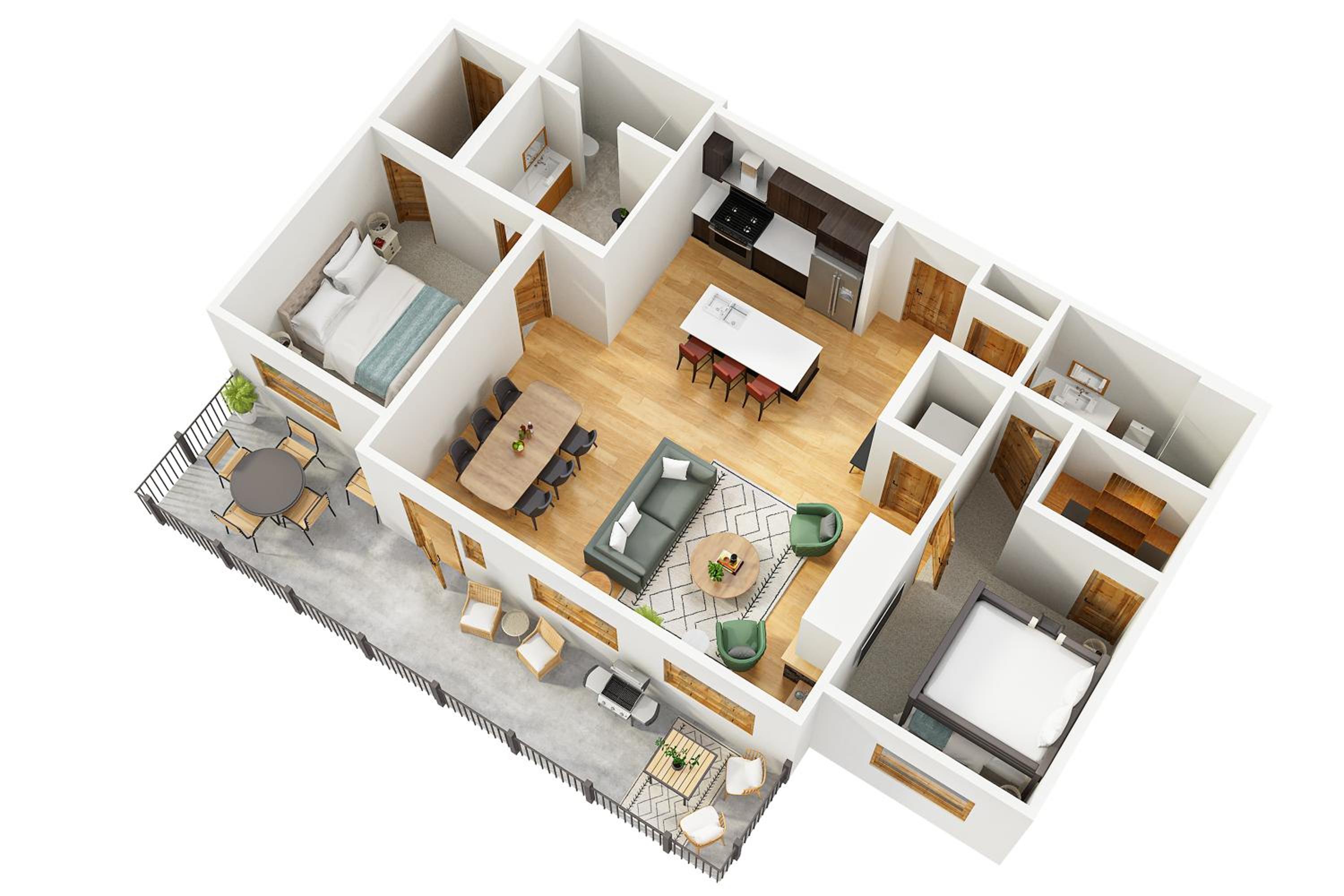 New Spacious Mountain View Condo in Canmore With Hot Tub, Park Pass, Prime Location