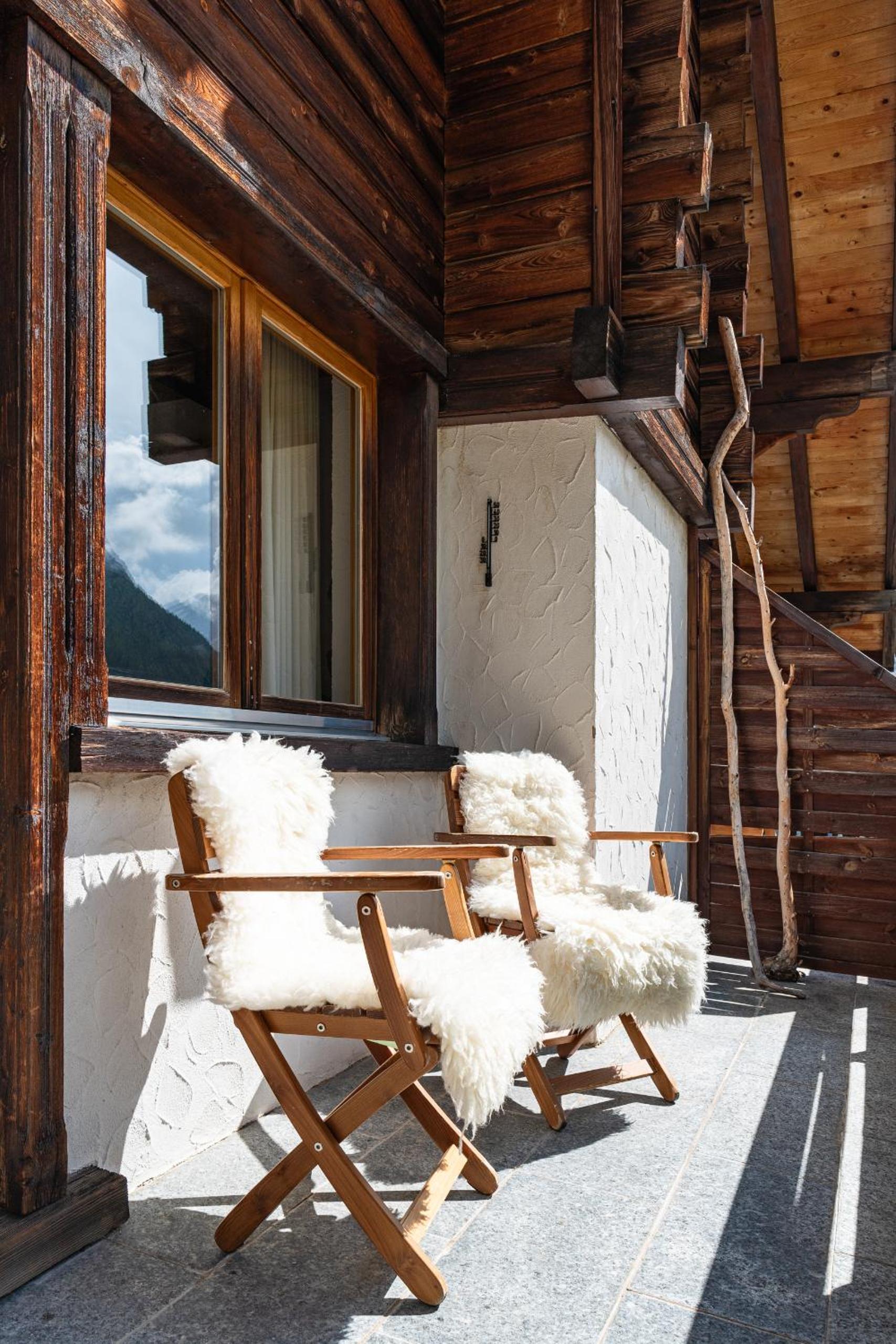 Mirador auf der Sonnenterrasse von Saas-Fee