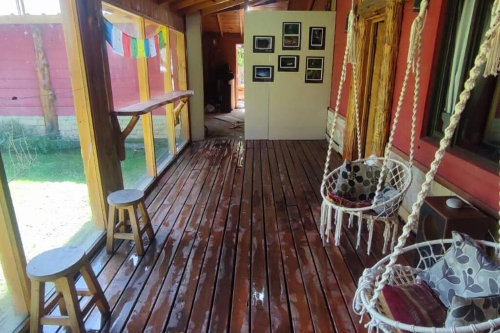 Casona cordillerana con patio, parrillas, chimenea