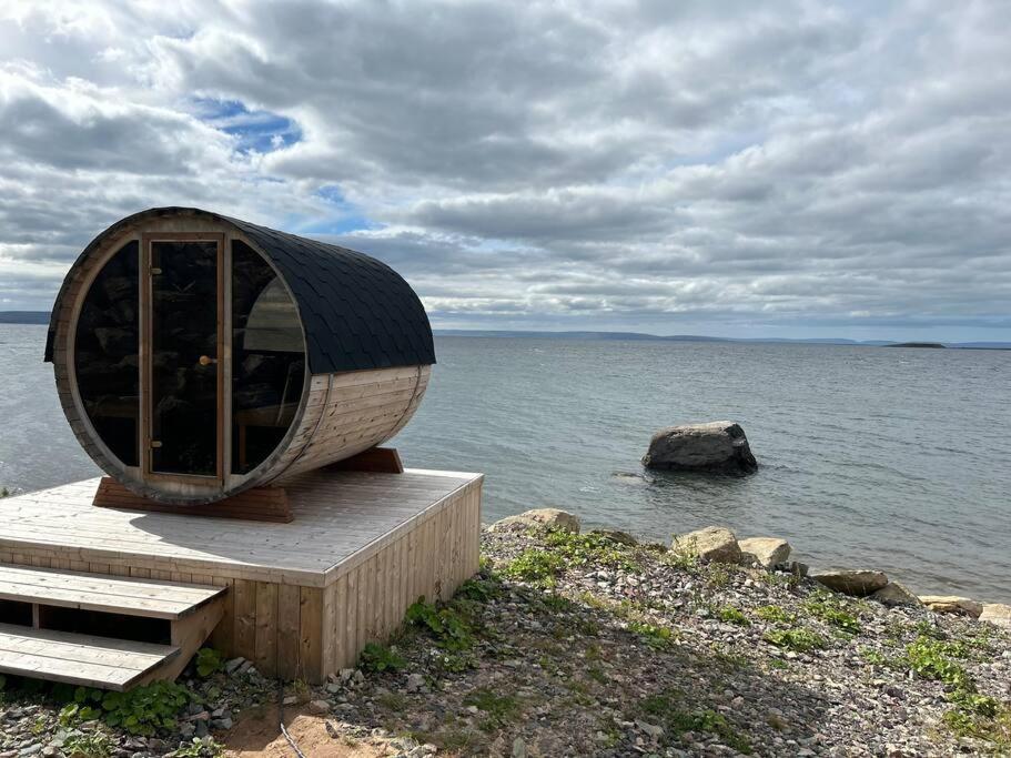 Private Waterfront Luxury with Hot Tub and Barrel Sauna view 3