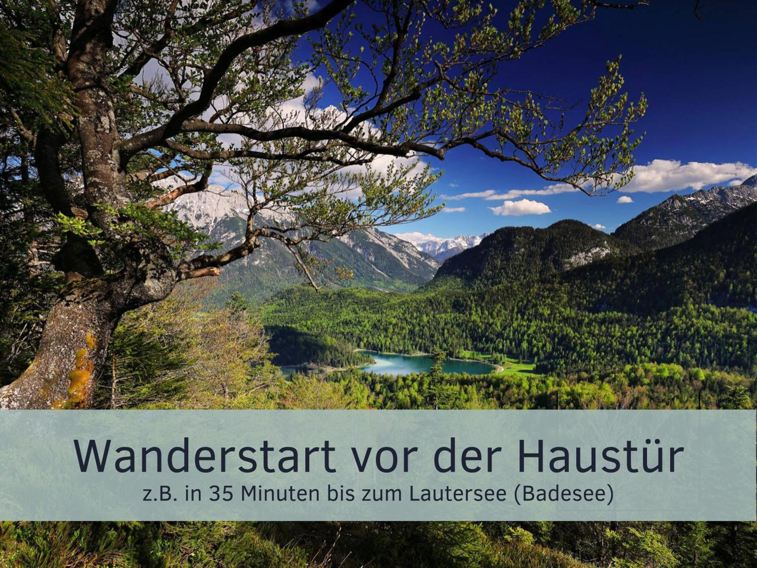 Die Karwendelsuite - 5 Sterne FeWo mit bestem Bergblick, zentrumsnah & ruhig gelegen, familienfreundlich