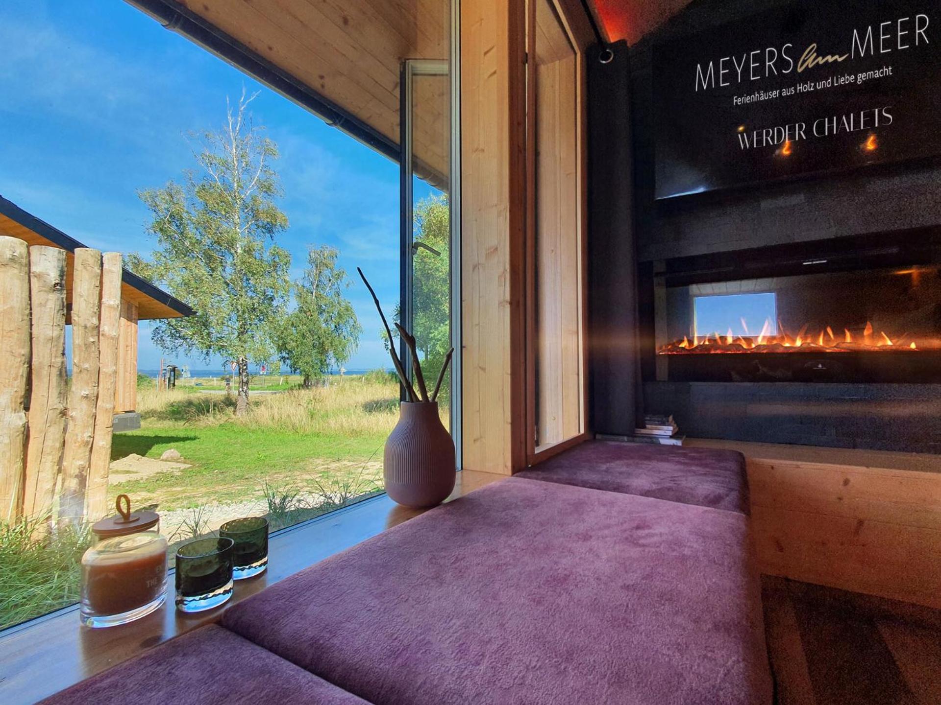 Werder Chalet -- COZYKOJE -- Ostsee Strand 150m I Sauna I eKamin I Tiny House mit Meerblick I 2 Pers und Kind I by 