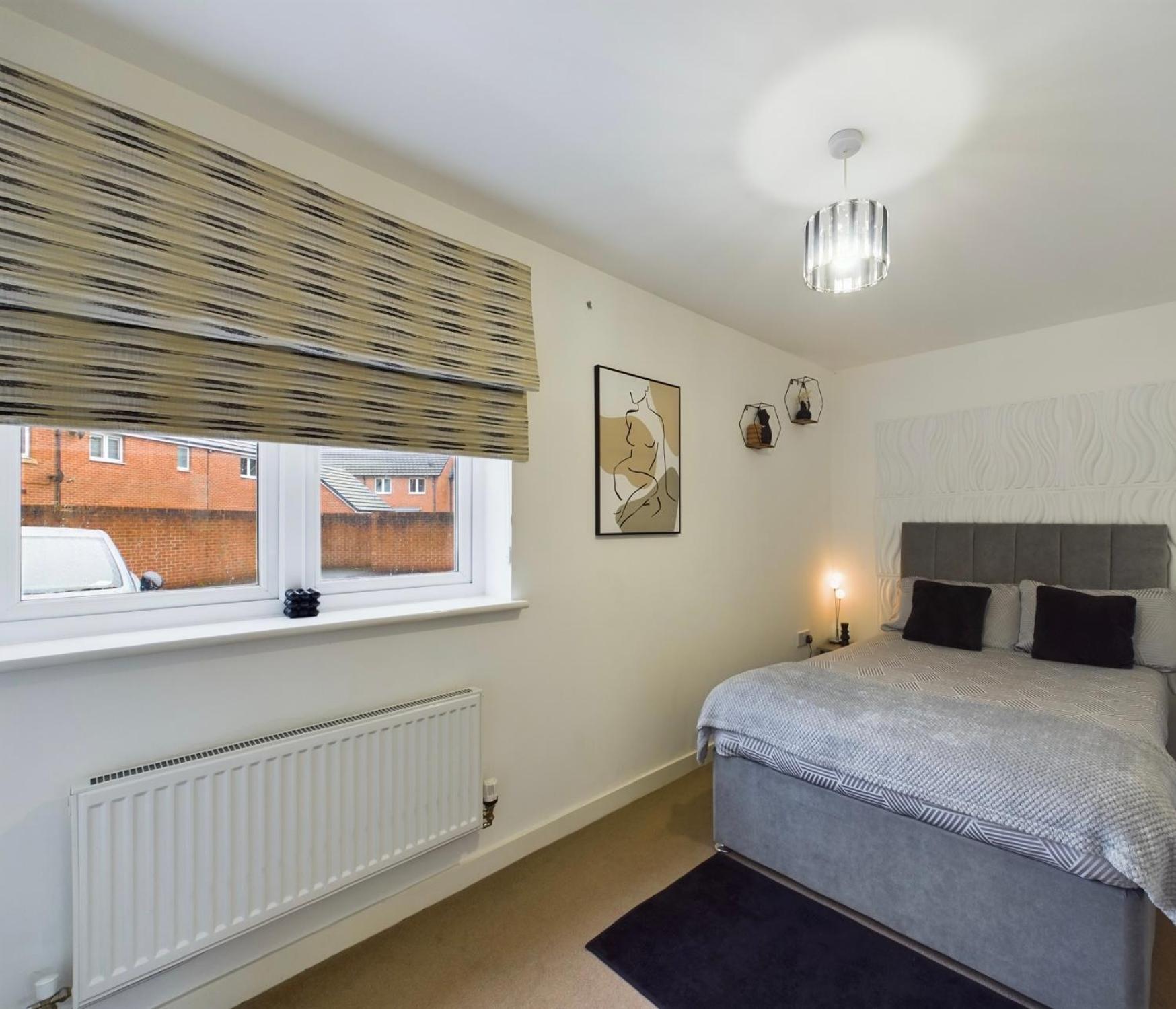 Modern 2 bed city apartment with private parking view 2