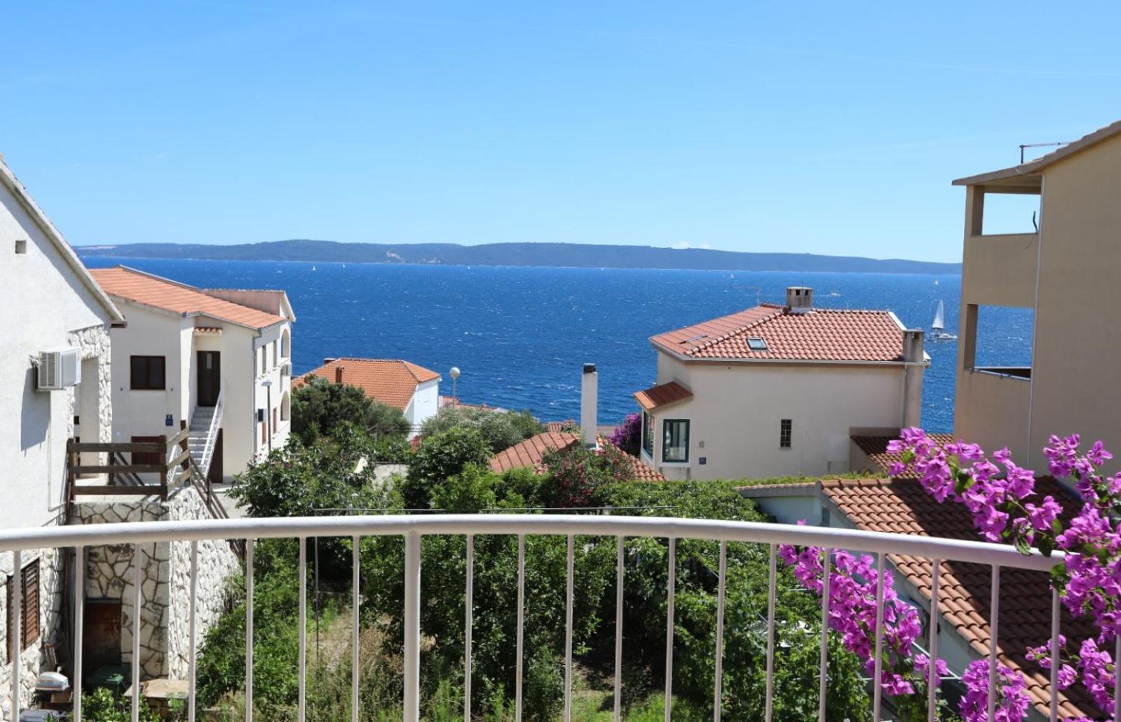 Trogir Čiovo big Sea View apartment near the sea in Okrug view 3