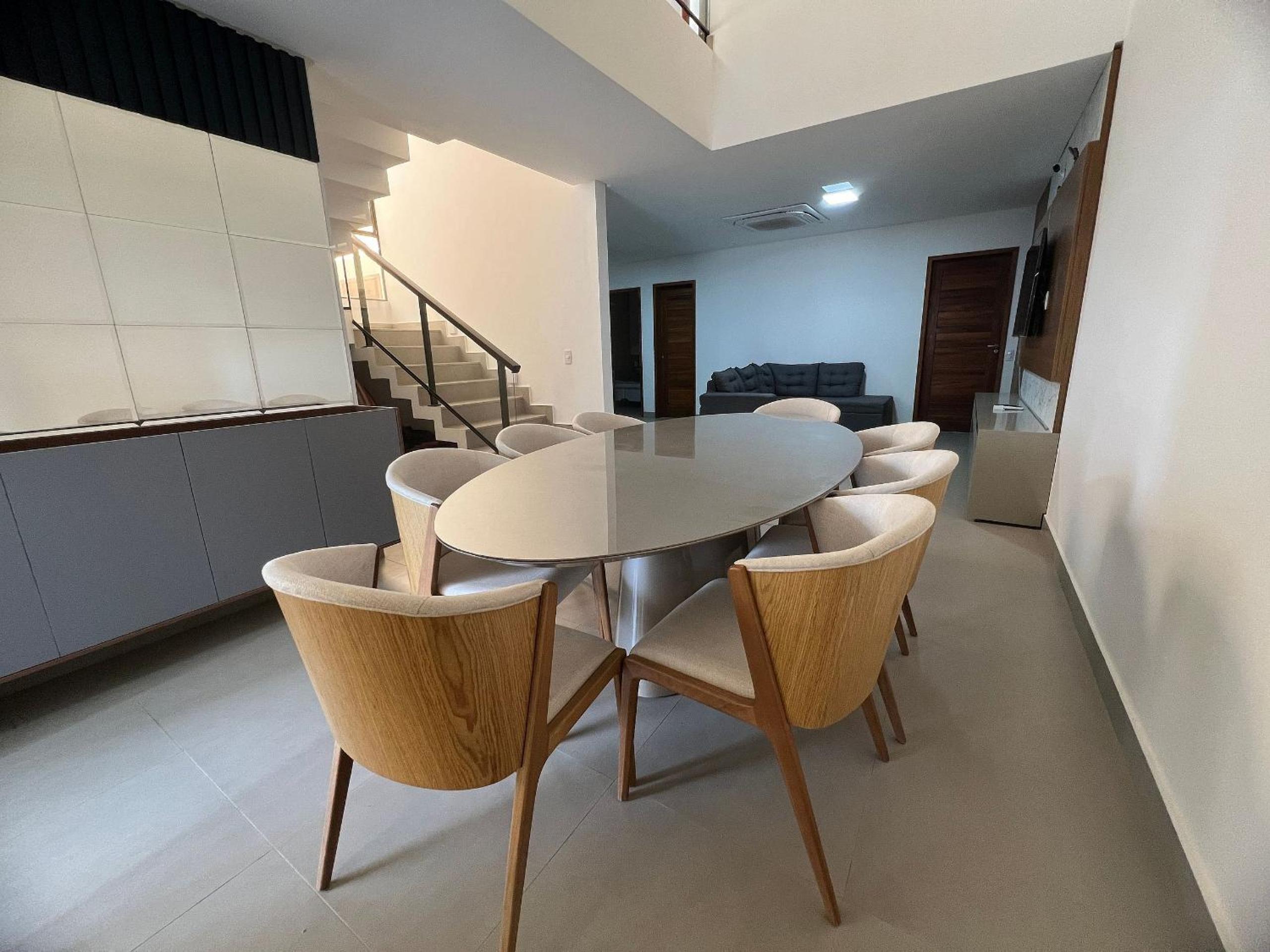 Casa de luxo em condomínio pé na areia com 4 suítes, roftoop com jacuzzi e vista para o mar