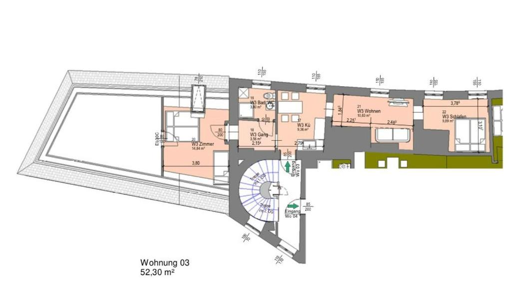 Villa Krems Wachau Apartments an der historischen Stadtmauer