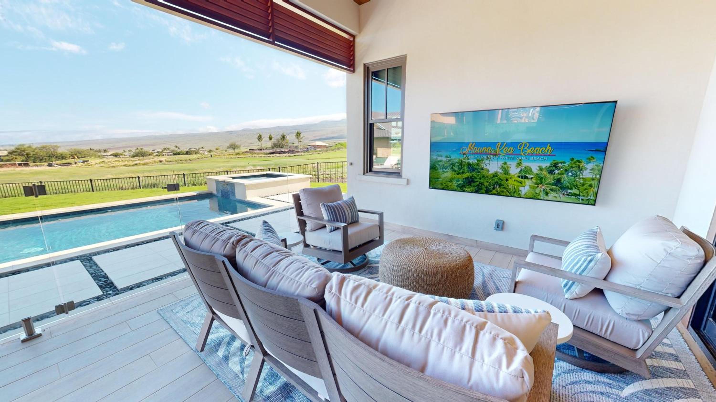 ❤PiH❤ HOKU LANI HOUSE Heated Private Pool Spa Hapuna Park Waterslide view 3