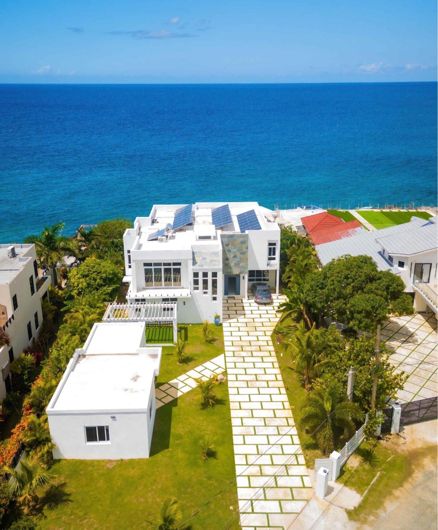 The W Villa 5 BR Oceanfront w Staff view 2
