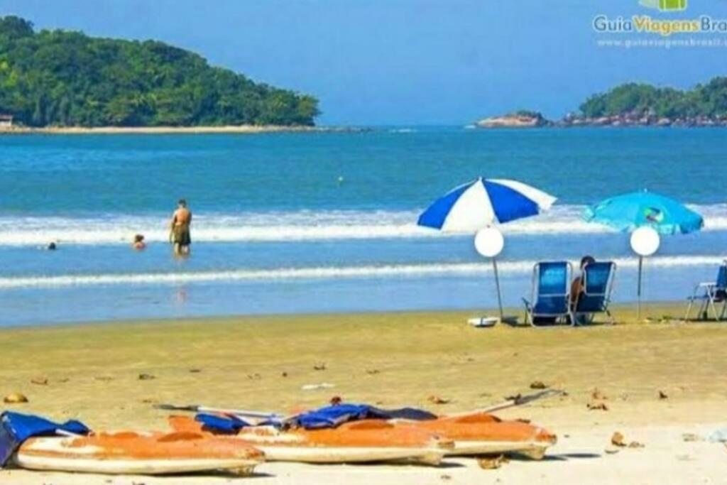 Ap 350 a pé praia Perequê Mirim, Santa Rita, Enseada, a 5 minutos de carro Lamberto, Lázaro e Domingas Dias